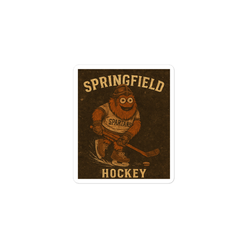 Gritty for Springfield Hockey Sticker