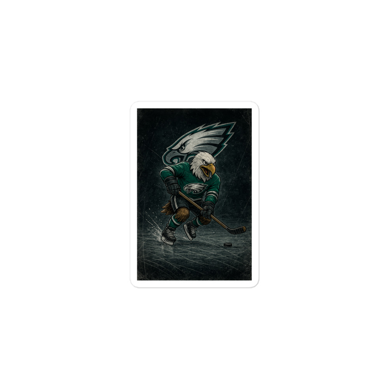 Philadelphia Eagles Hockey Sticker