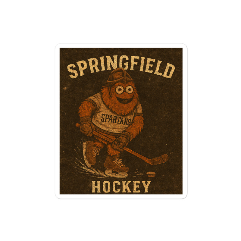 Gritty for Springfield Hockey Sticker