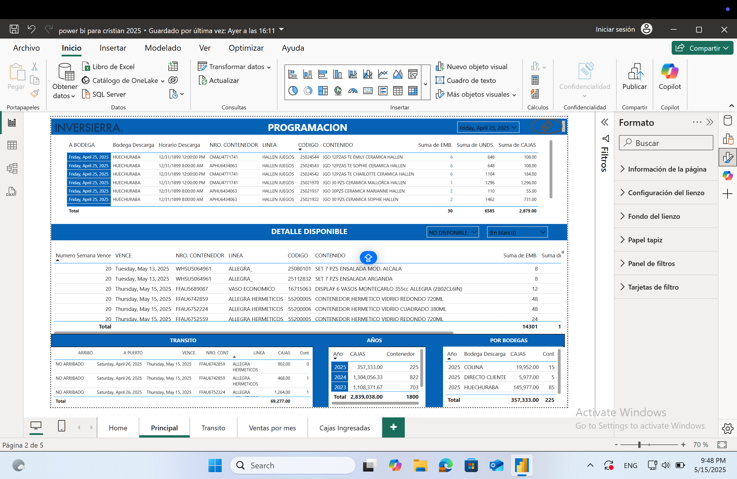 Clases particulares de excel.
