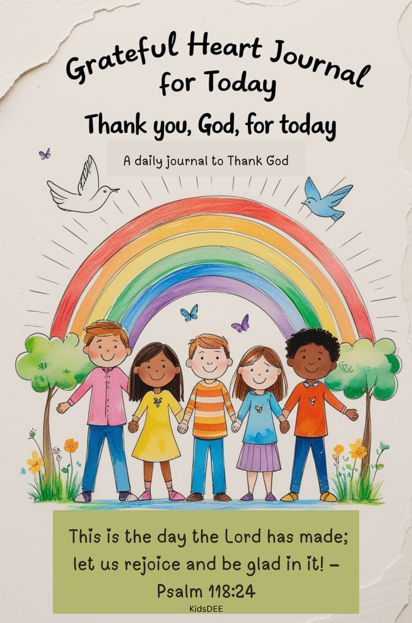 Grateful Heart Journal for Today. Thank you, God for Today.