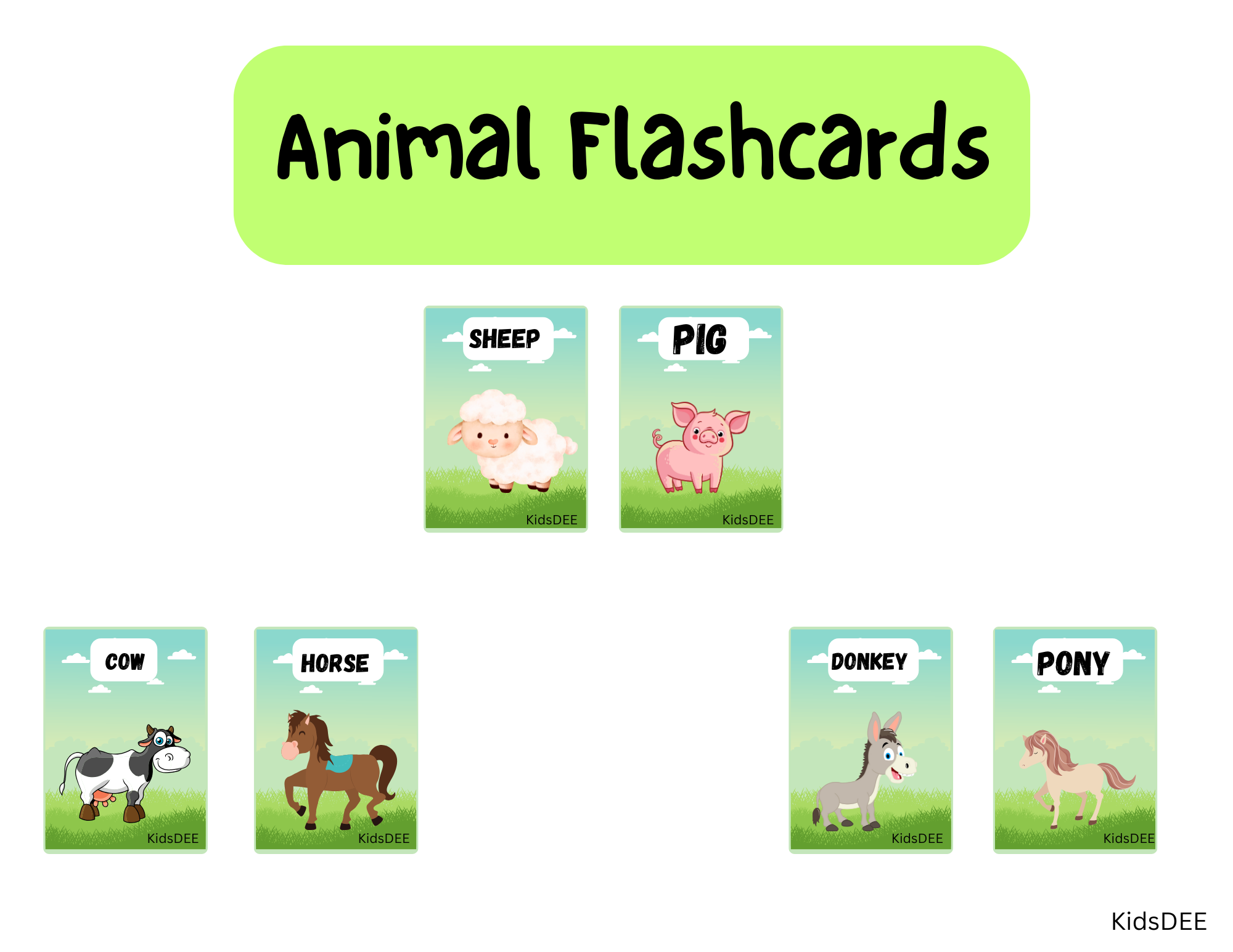Animal Flashcards- World of Learning