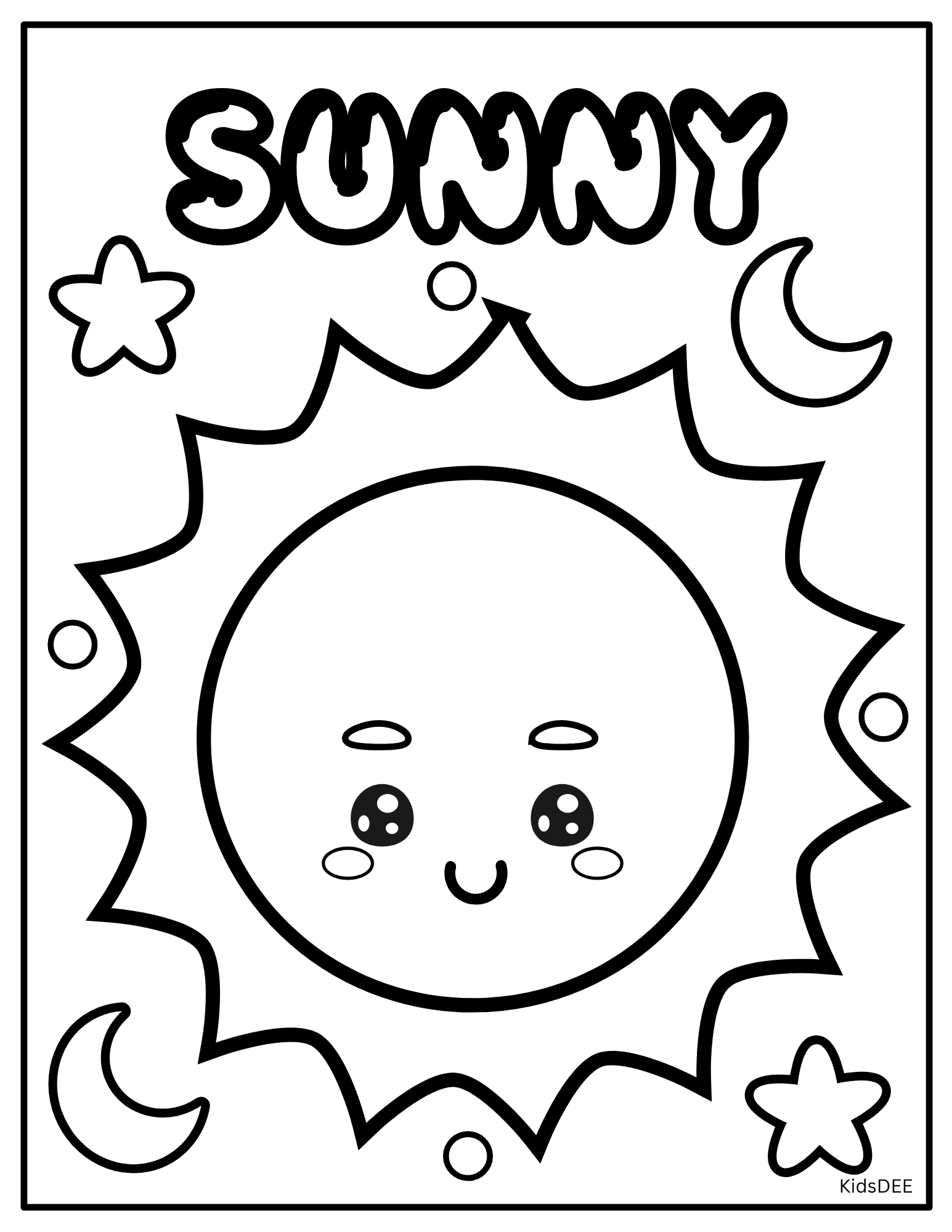 Coloring Weather Pictures – Fun Weather Learning for Kids!