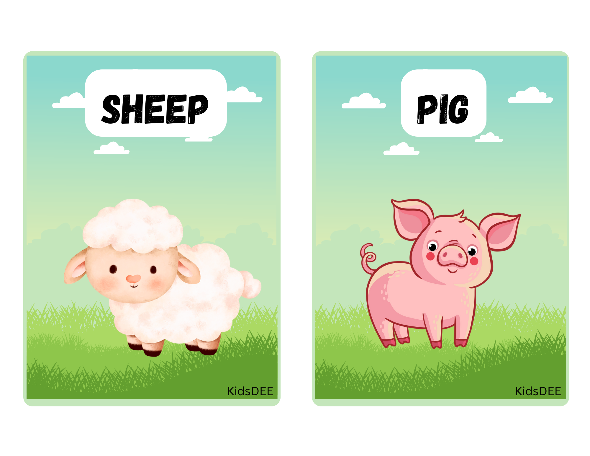 Animal Flashcards- World of Learning