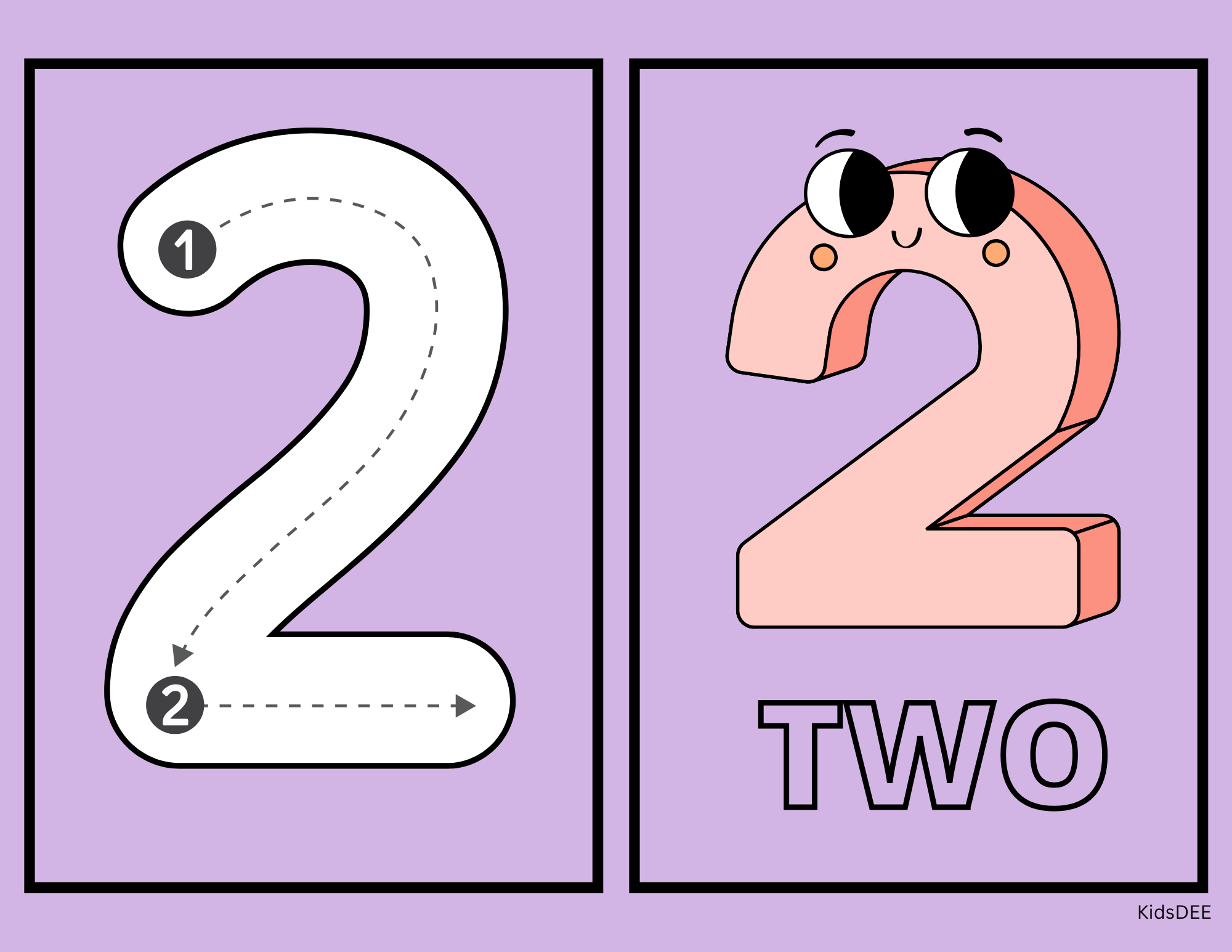 Numbers 1–30 Posters/Flashcards for Kids