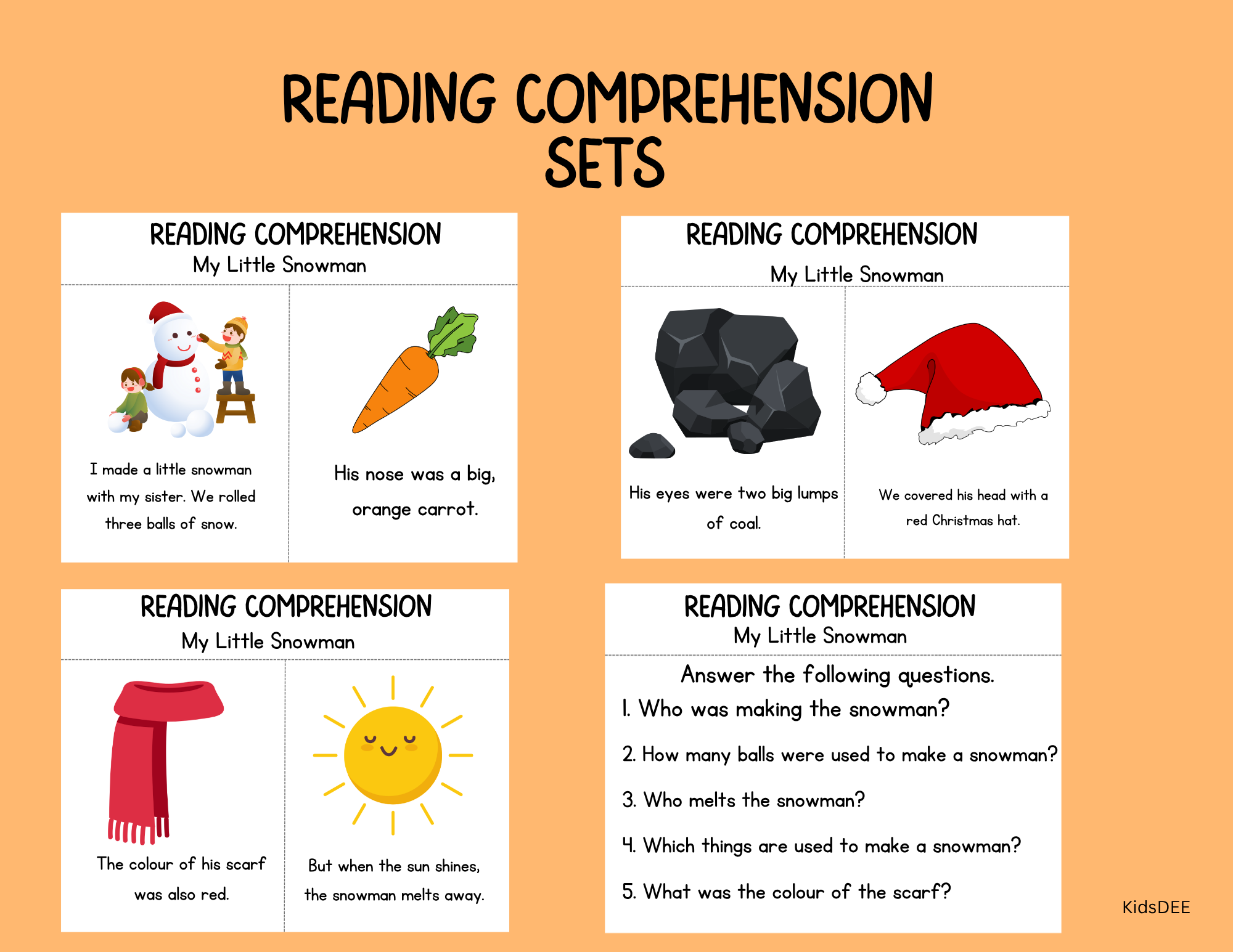 π Comprehension Cards β Build Reading Confidence & Understanding Skills! π