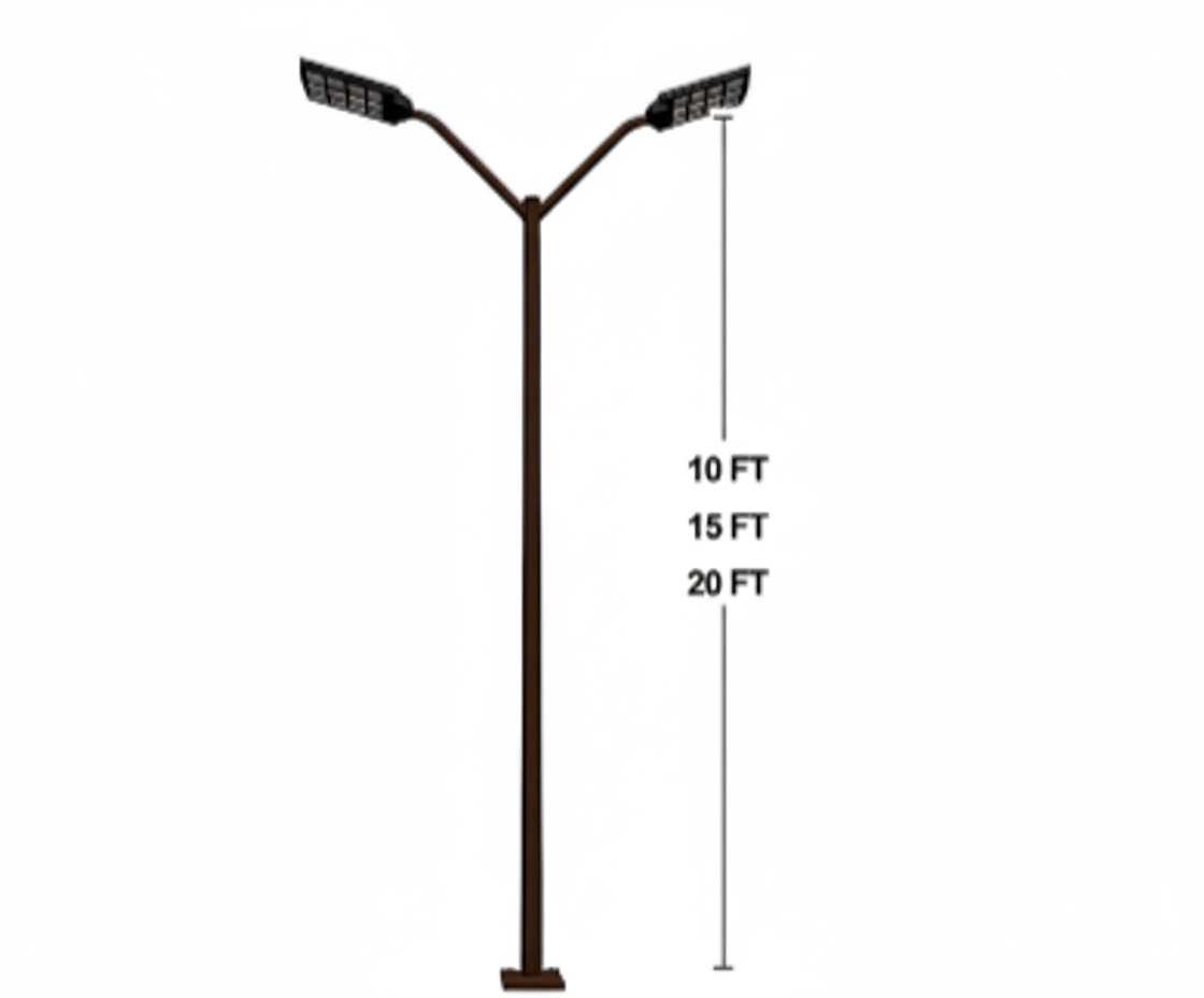 Double Arm Pole 10x3x3 DA21
