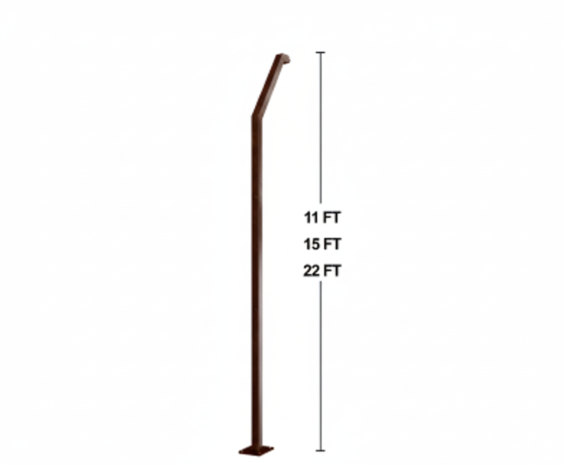 Square Pole Compact Piece 15'x4''x4' FP-2025-A