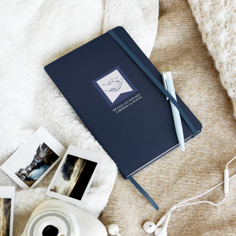 Carnet noir avec élastique