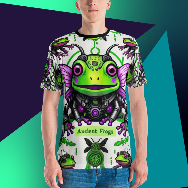 Camiseta all over print hombre RANAS HIPNOTICAS 1