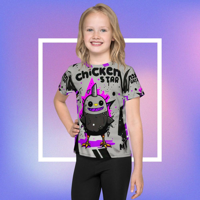 Camiseta all over print kids POLLOS ENCUBIERTOS 1