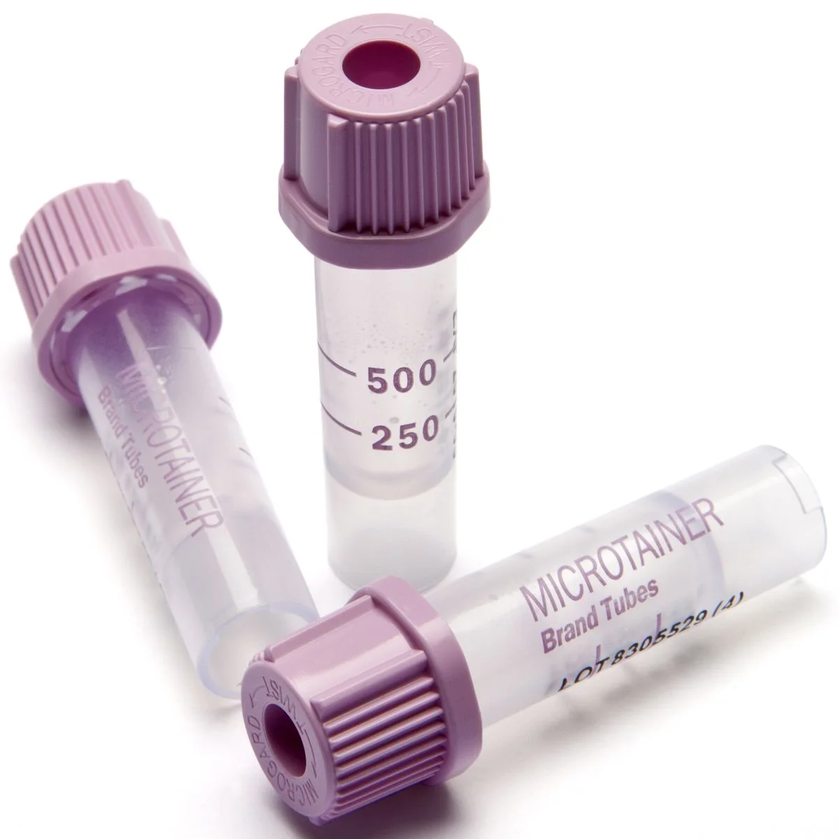 Microtainer Lila para recolección de sangre