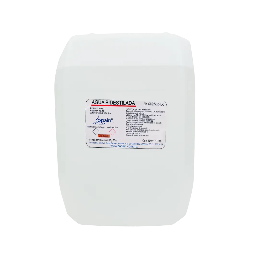 Agua Bidestilada 20 L