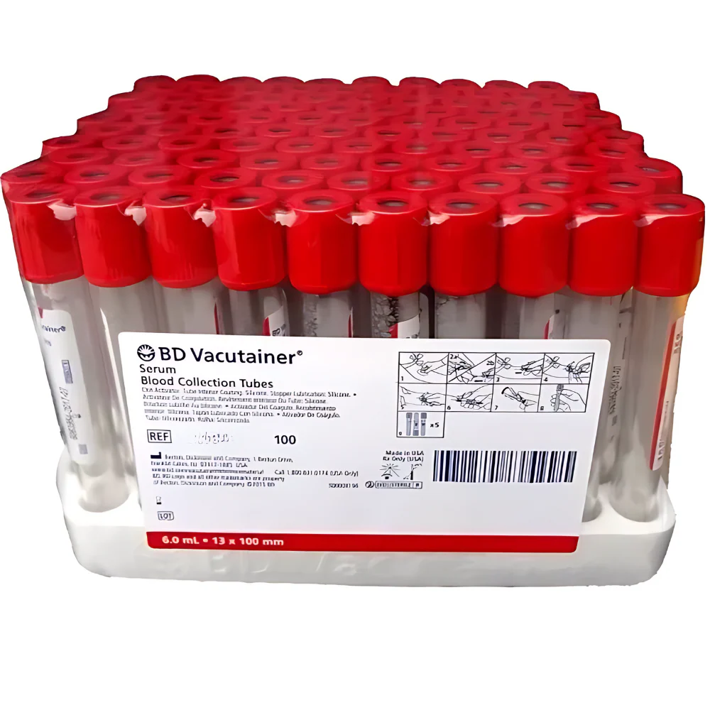 Tubo rojo BD Vacutainer