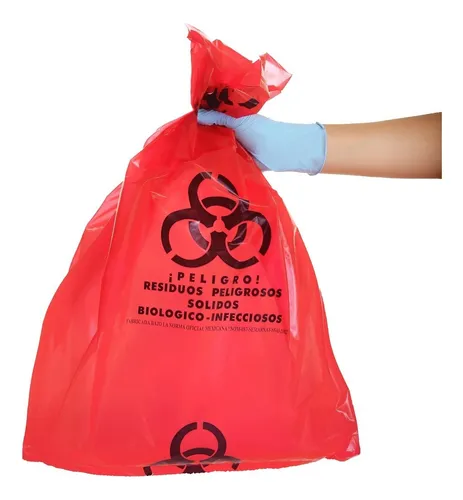 Bolsas Para Residuos Peligrosos Rpbi, 20 Bolsas