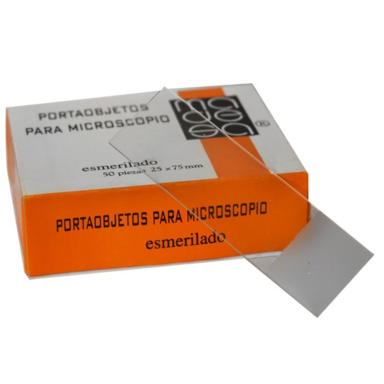 Portaobjetos Esmerilado para microscopio MADESA