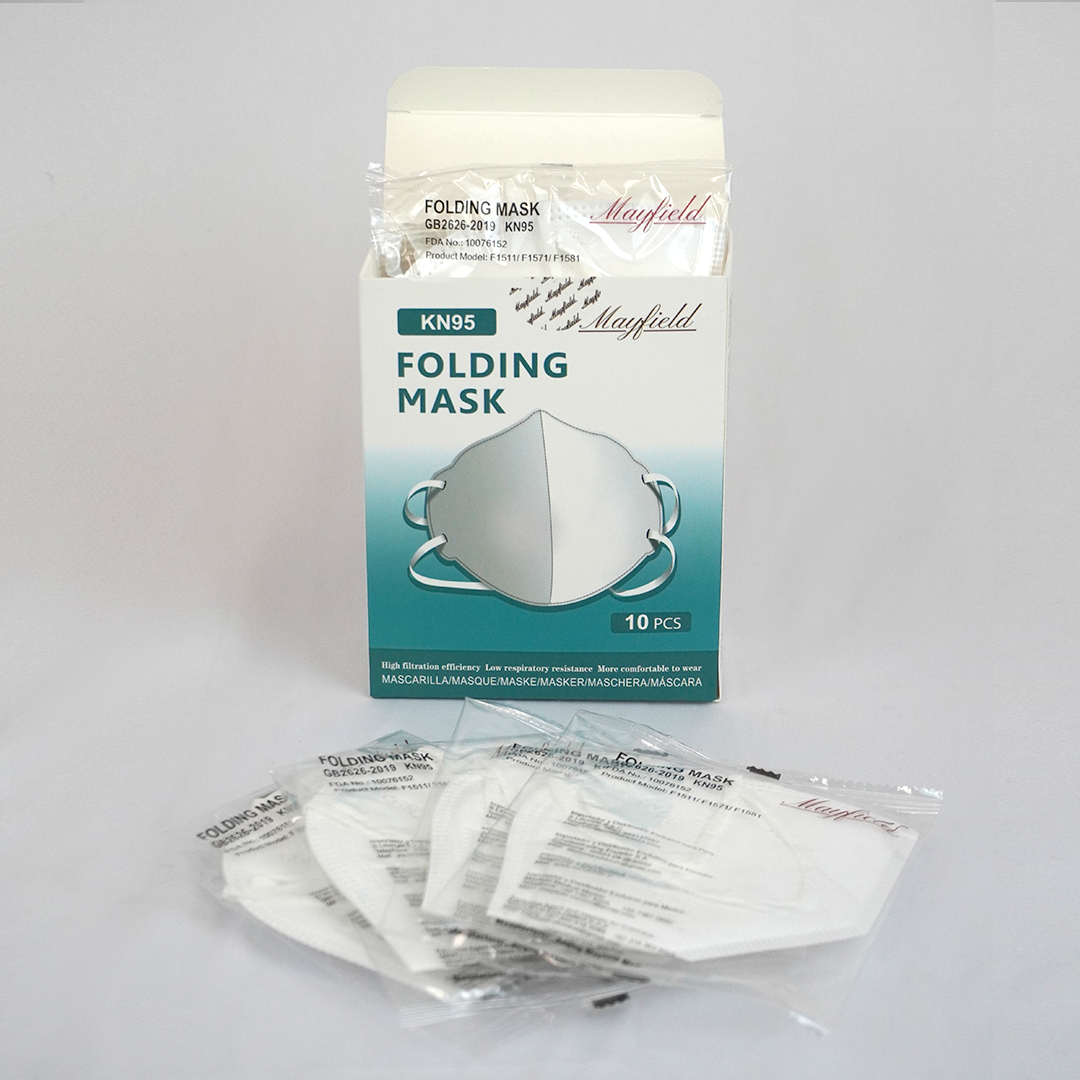 Mascarilla plegable KN95 MAYFIELD