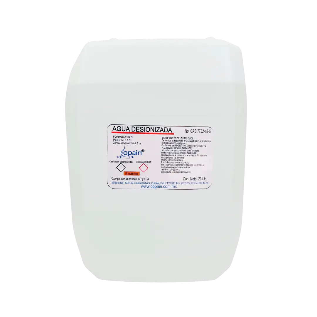 Agua Desionizada 20 L