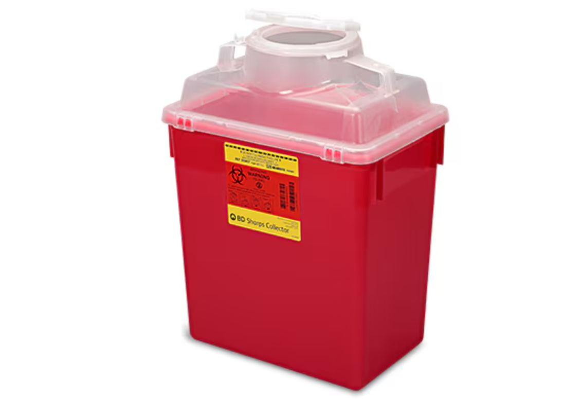 Contenedor para objetos punzocortantes 22L