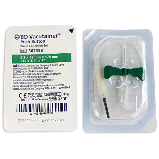 Set de extracción de sangre BD Vacutainer 5pz