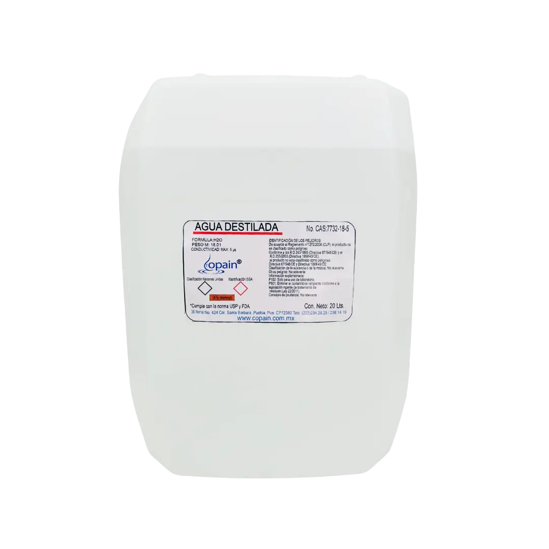 Agua Destilada 20 L