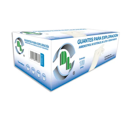 Guantes para exploración Látex no estéril DL