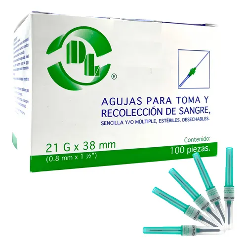 Agujas para toma y recolección de sangre DL