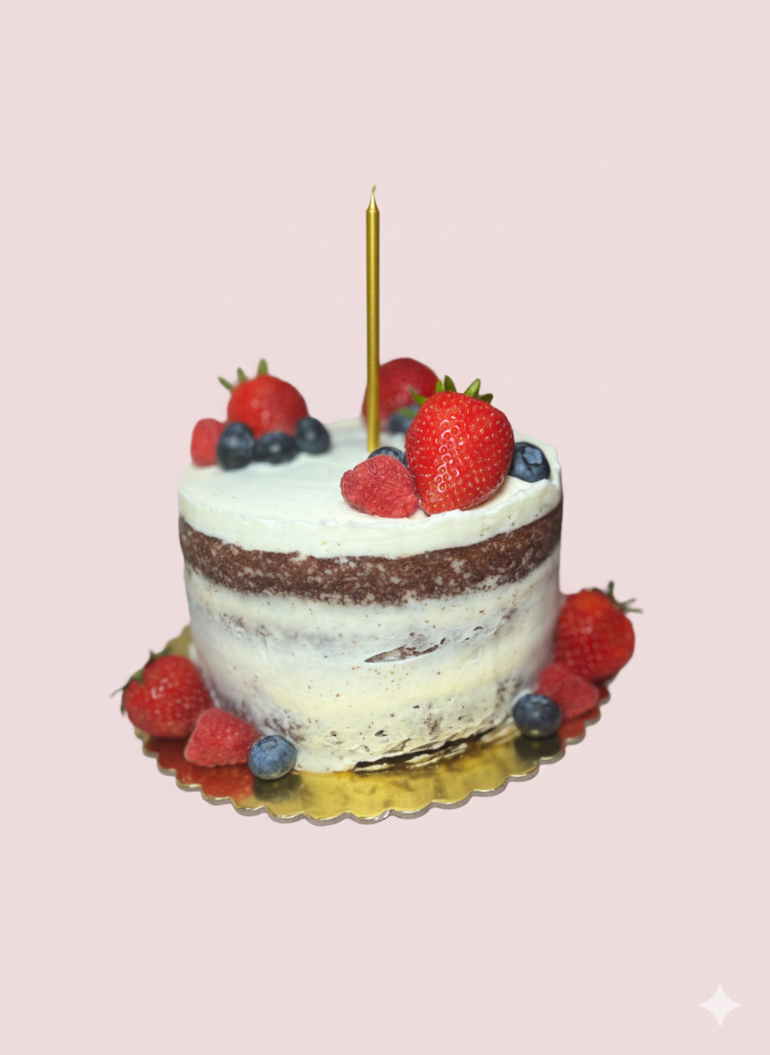 Berry Naked Smash Cake