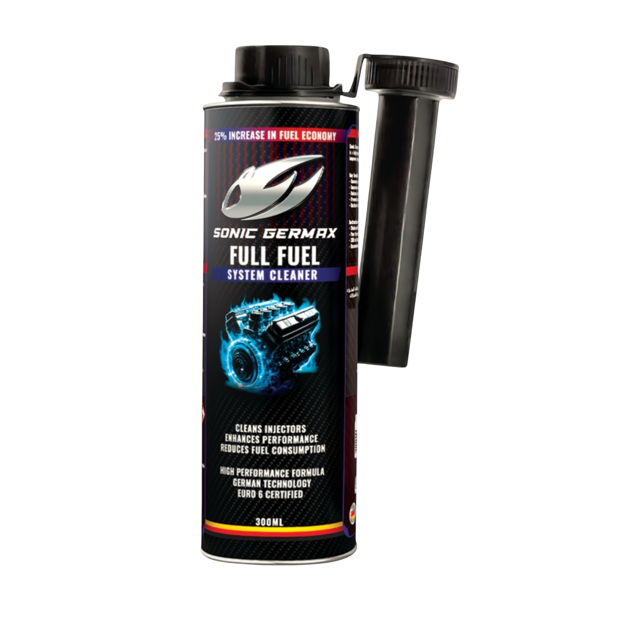 Sonic Germax Complete Fuel System Cleaner with Synchro-Active® Technology