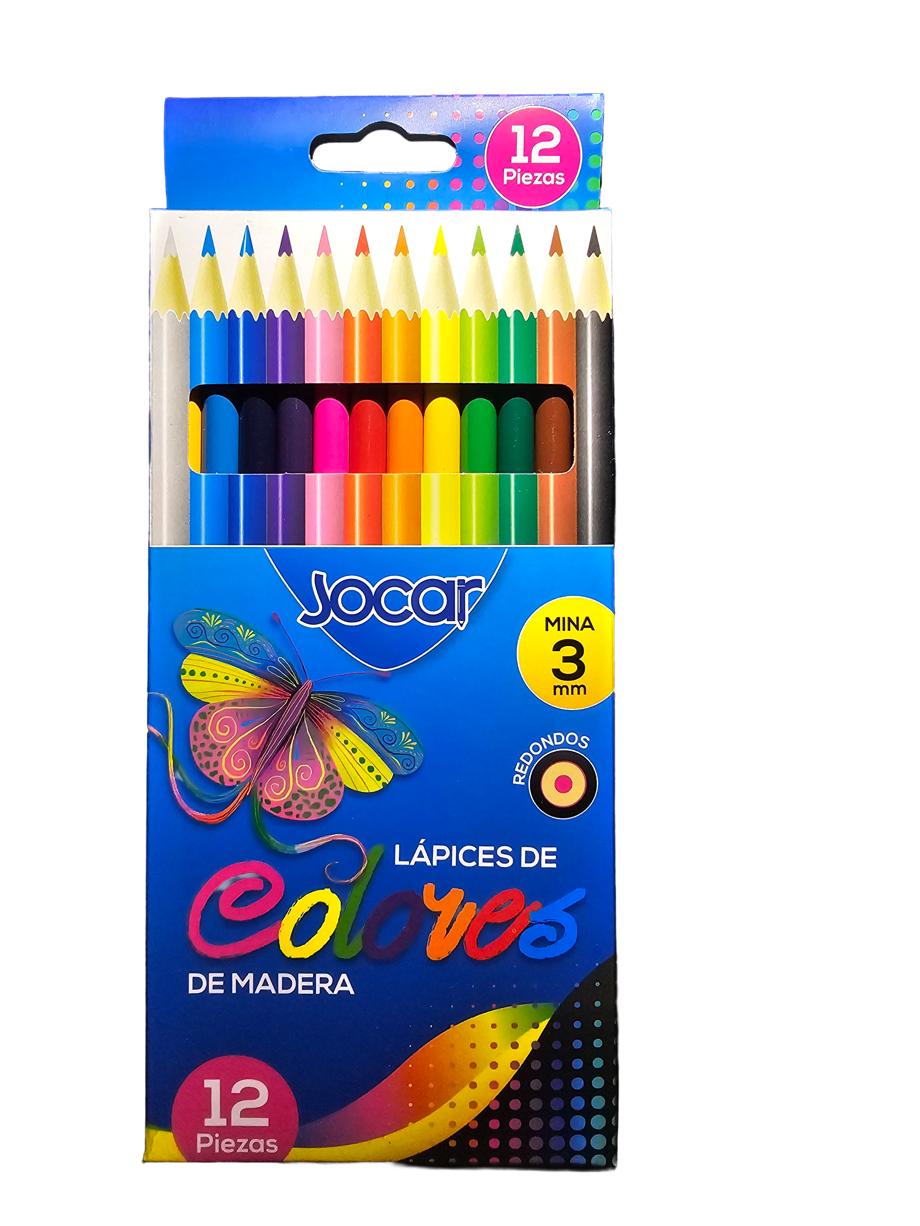 Lápices de colores Jocar 12 piezas