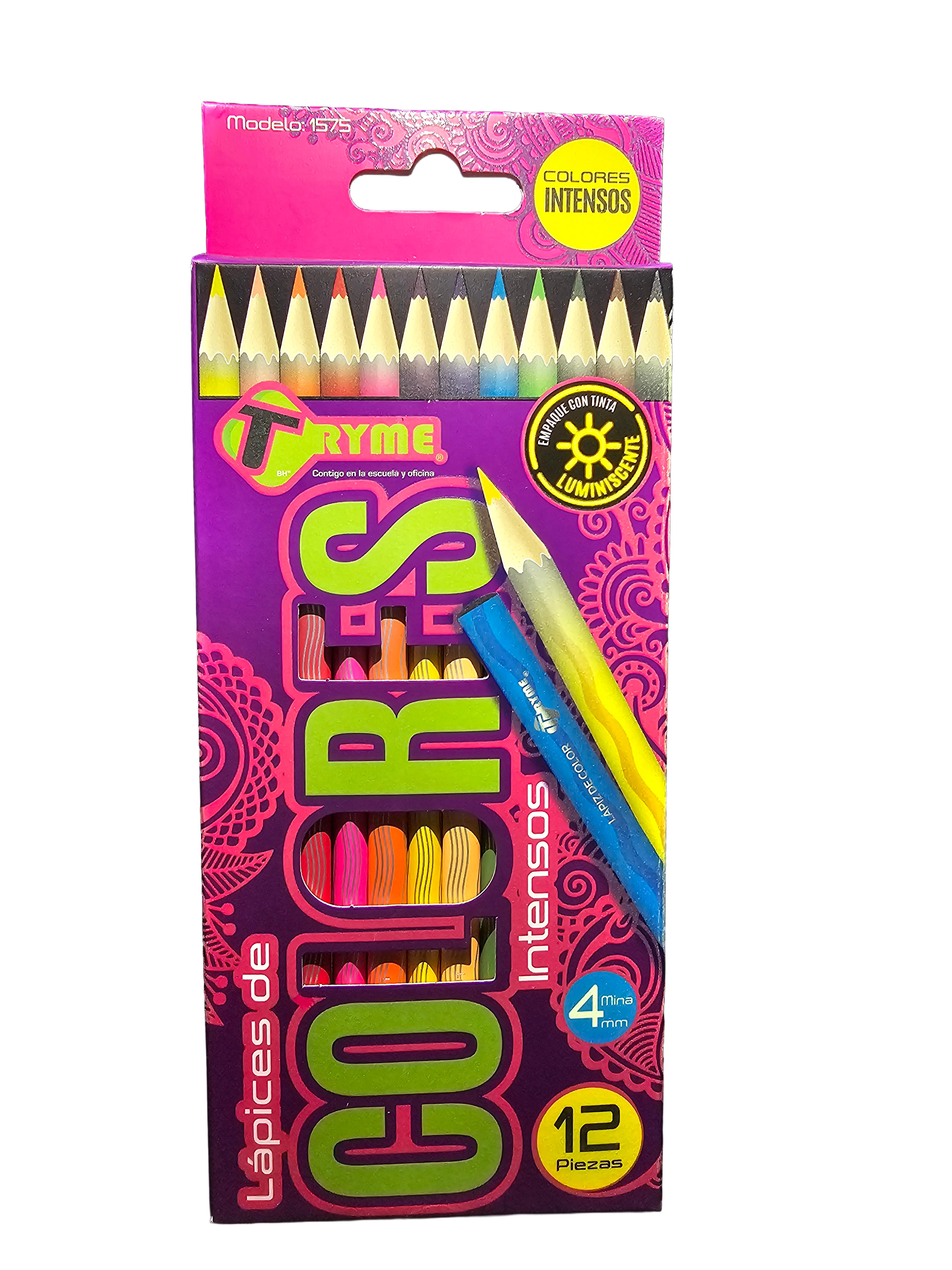 Lápices de colores intensos