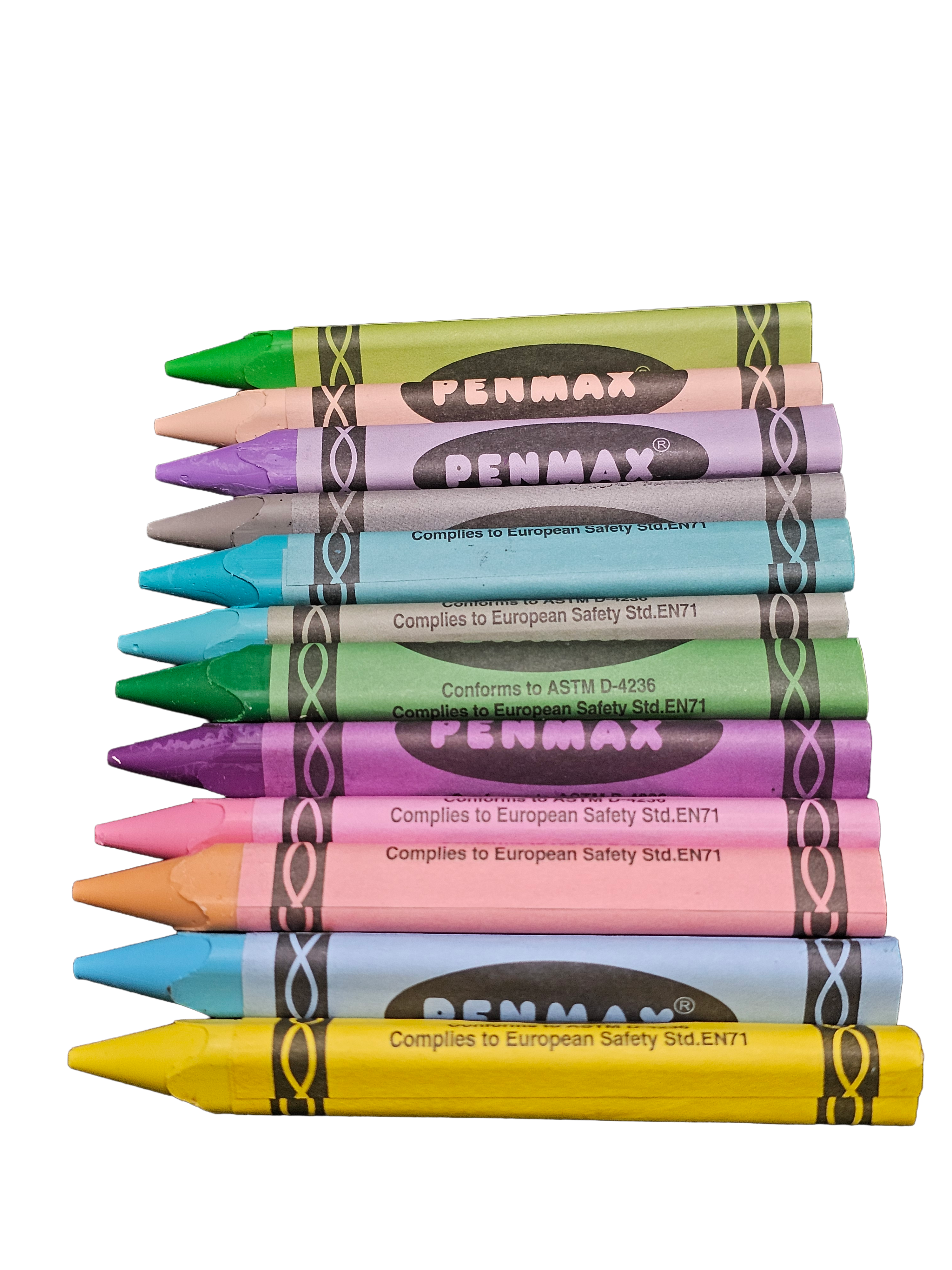 Crayones de cera pastel