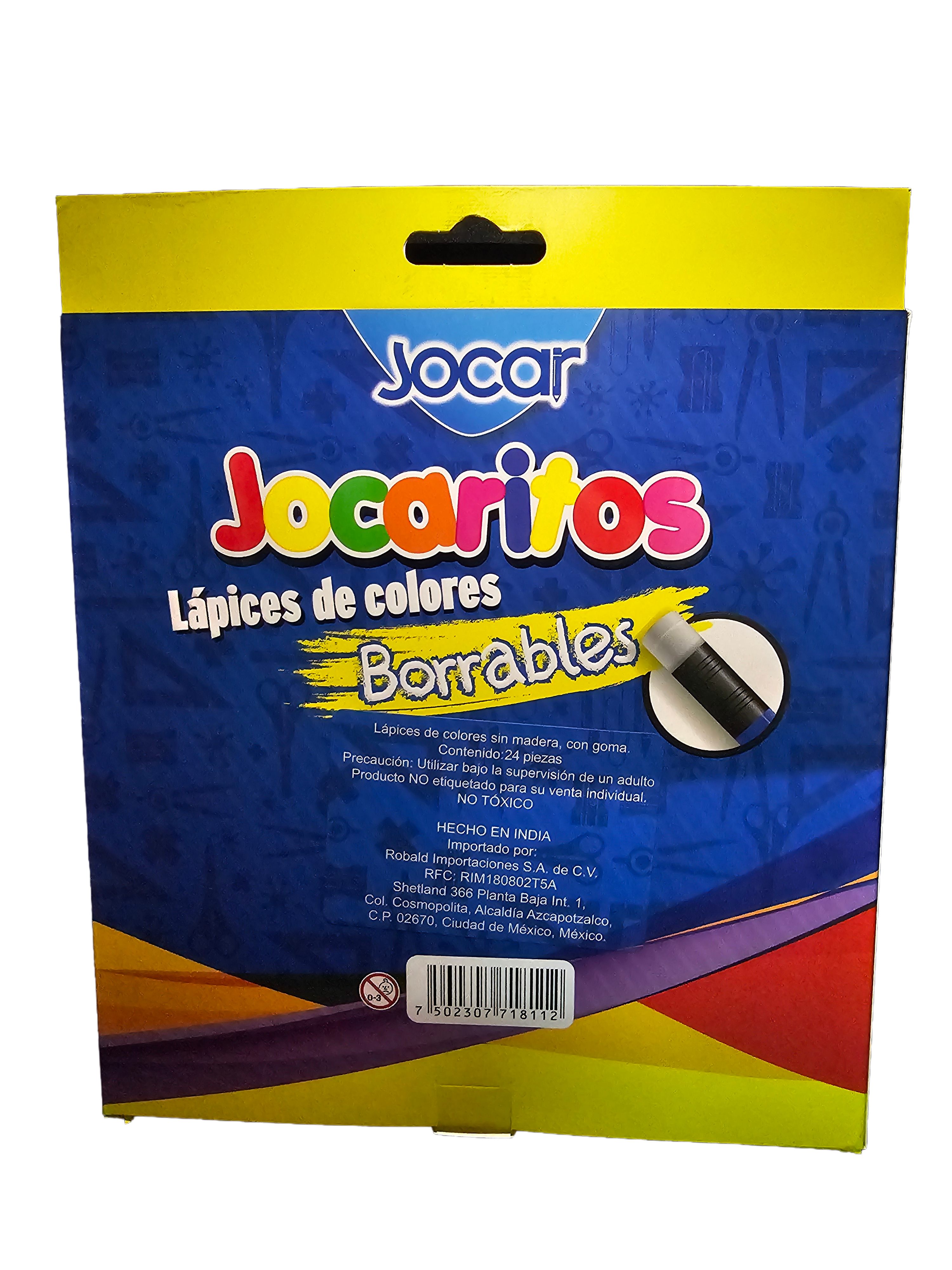 Colores Jocaritos Borrables