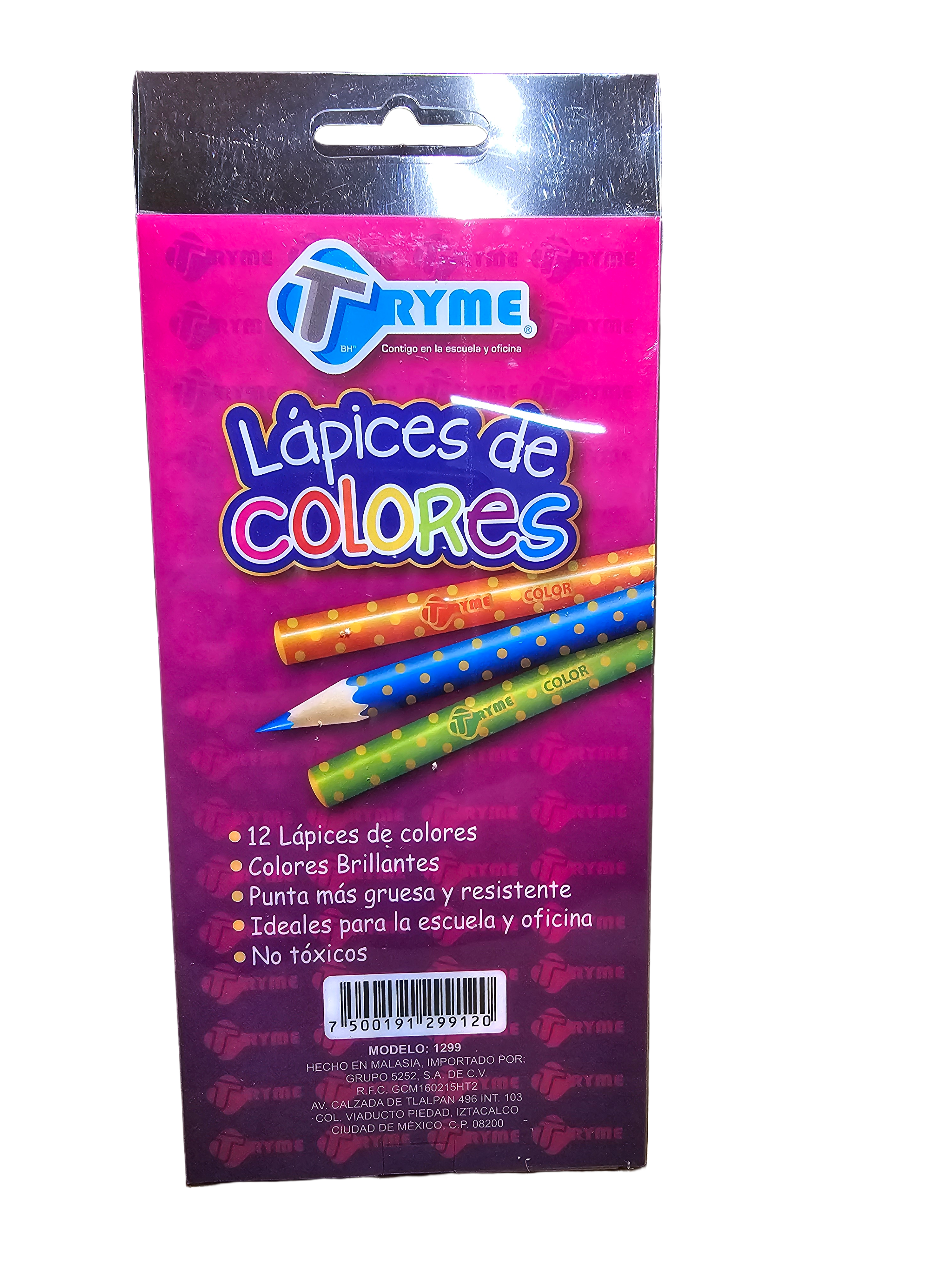 Lápices de colores Tryme
