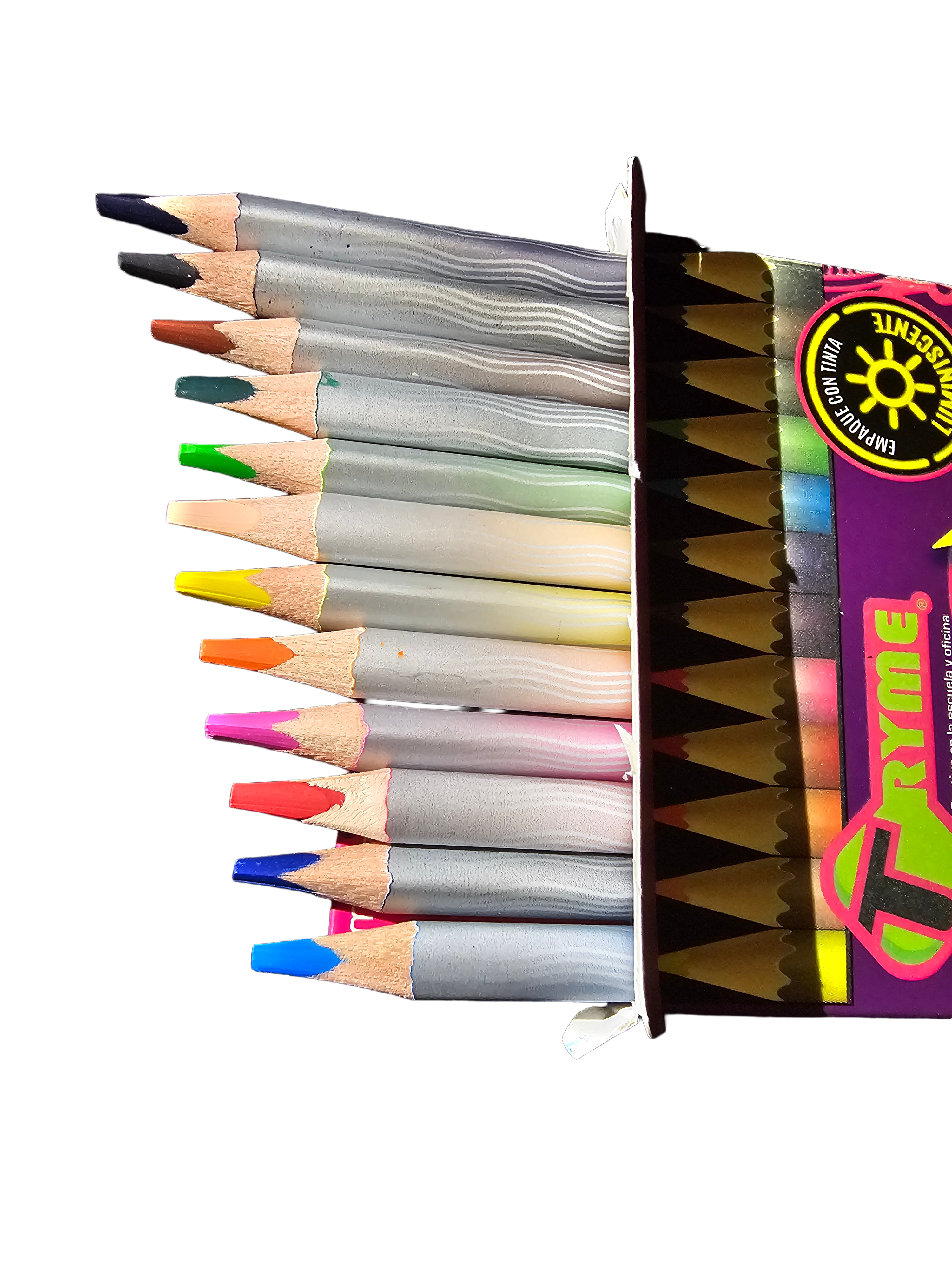 Lápices de colores intensos