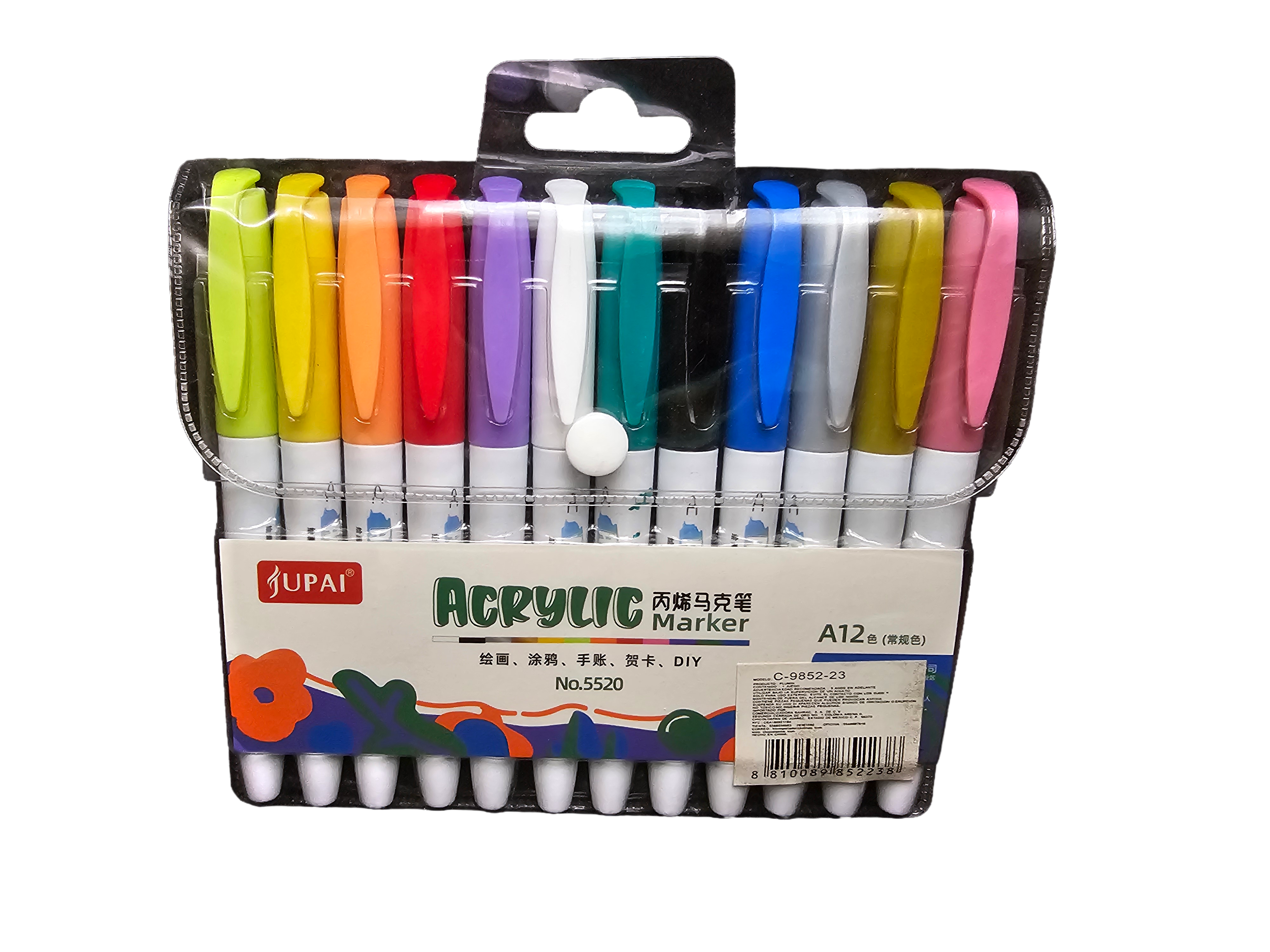 Marcadores Acrílicos 12 colores