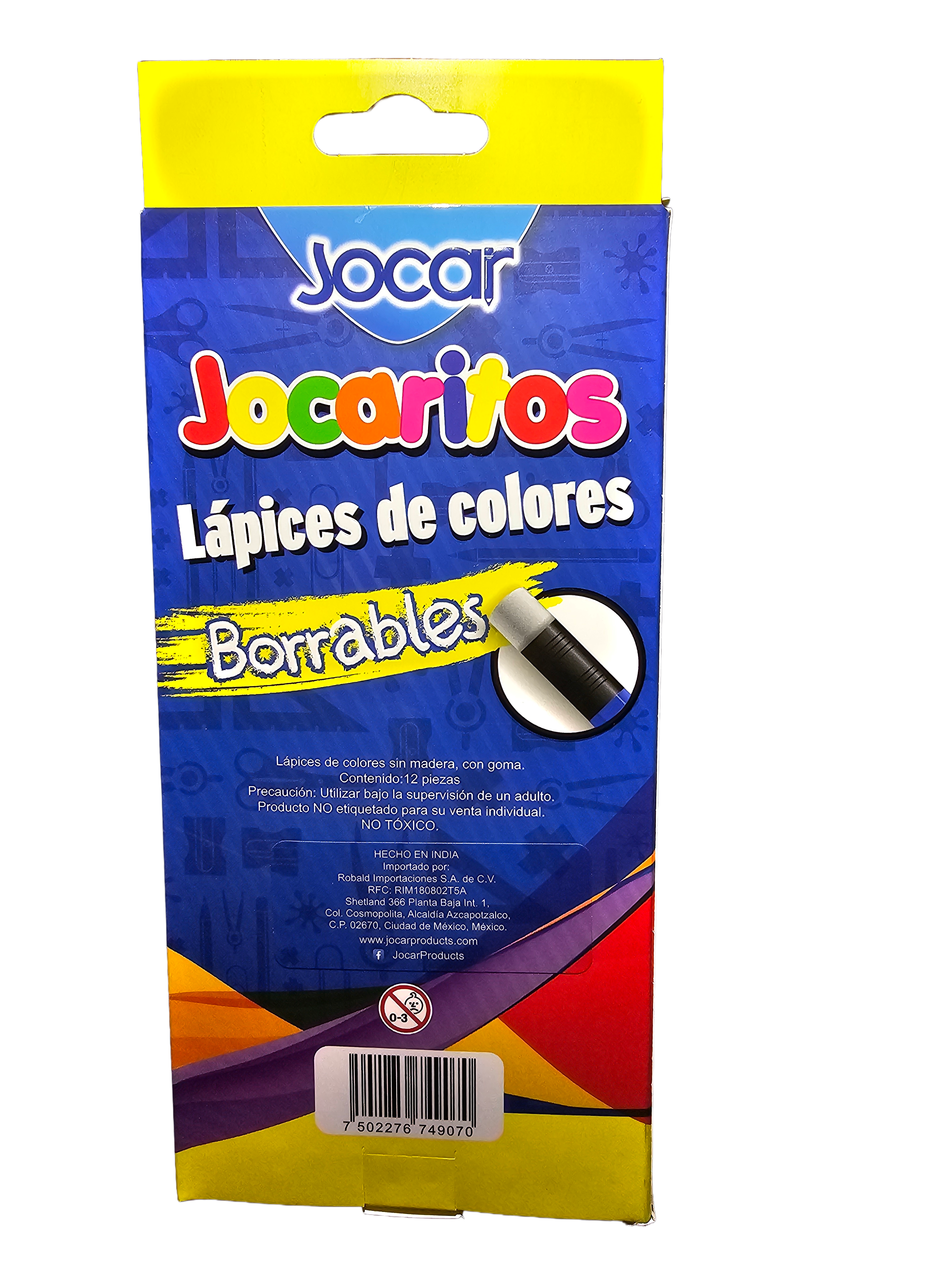 Lápices de colores Jocaritos
