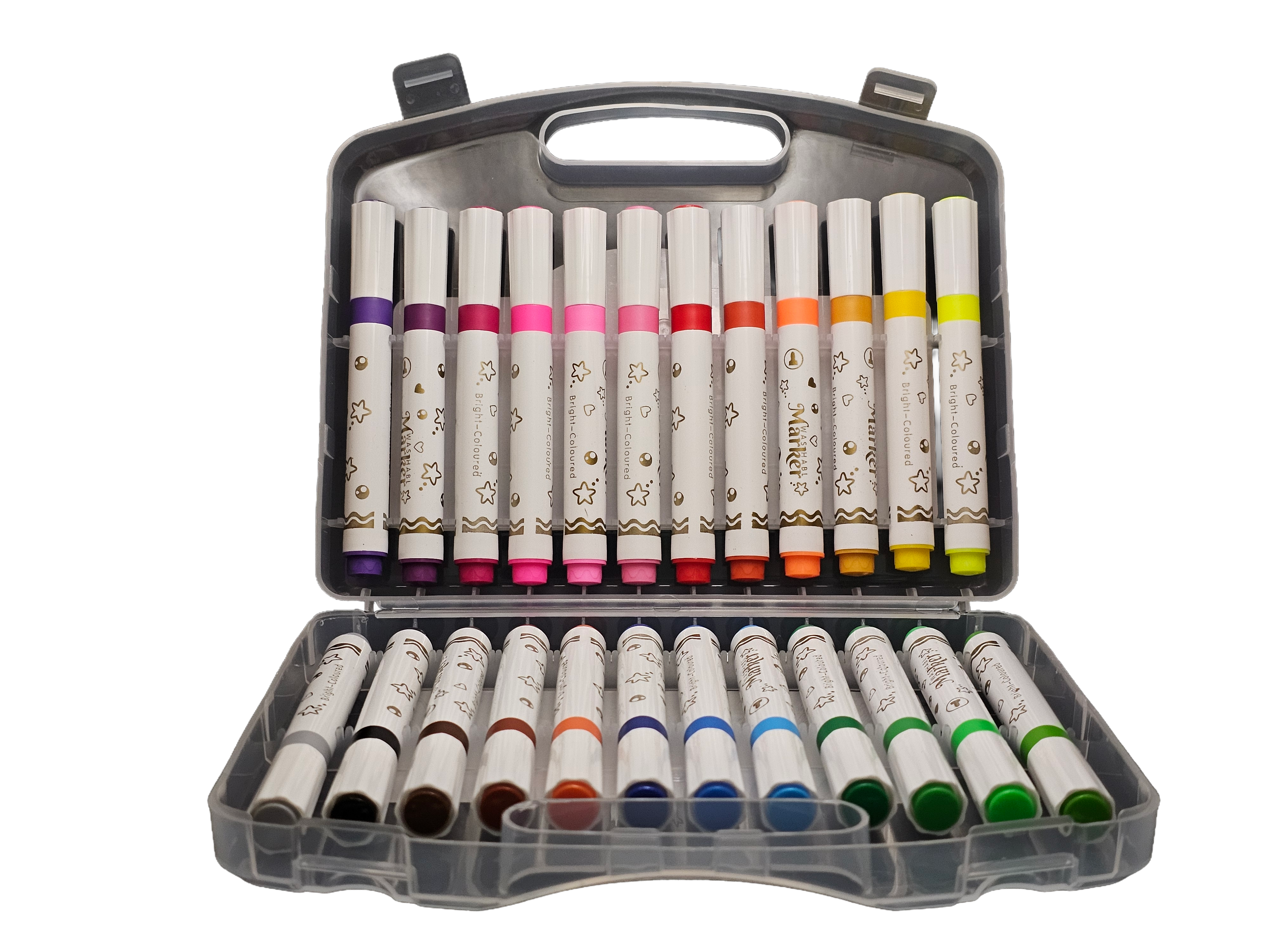 Estuche de plumones lavables