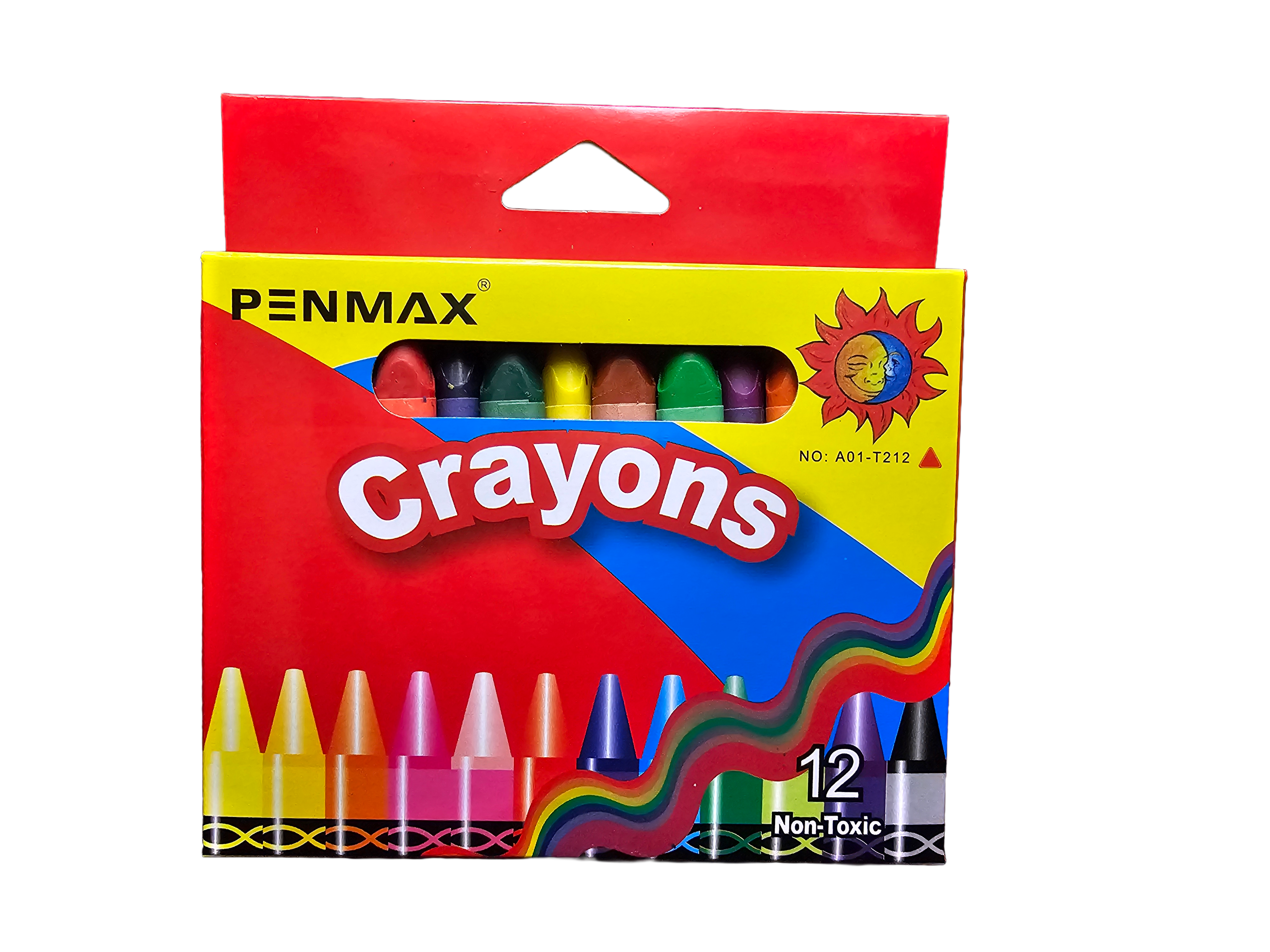 Crayones triangulares 12 colores