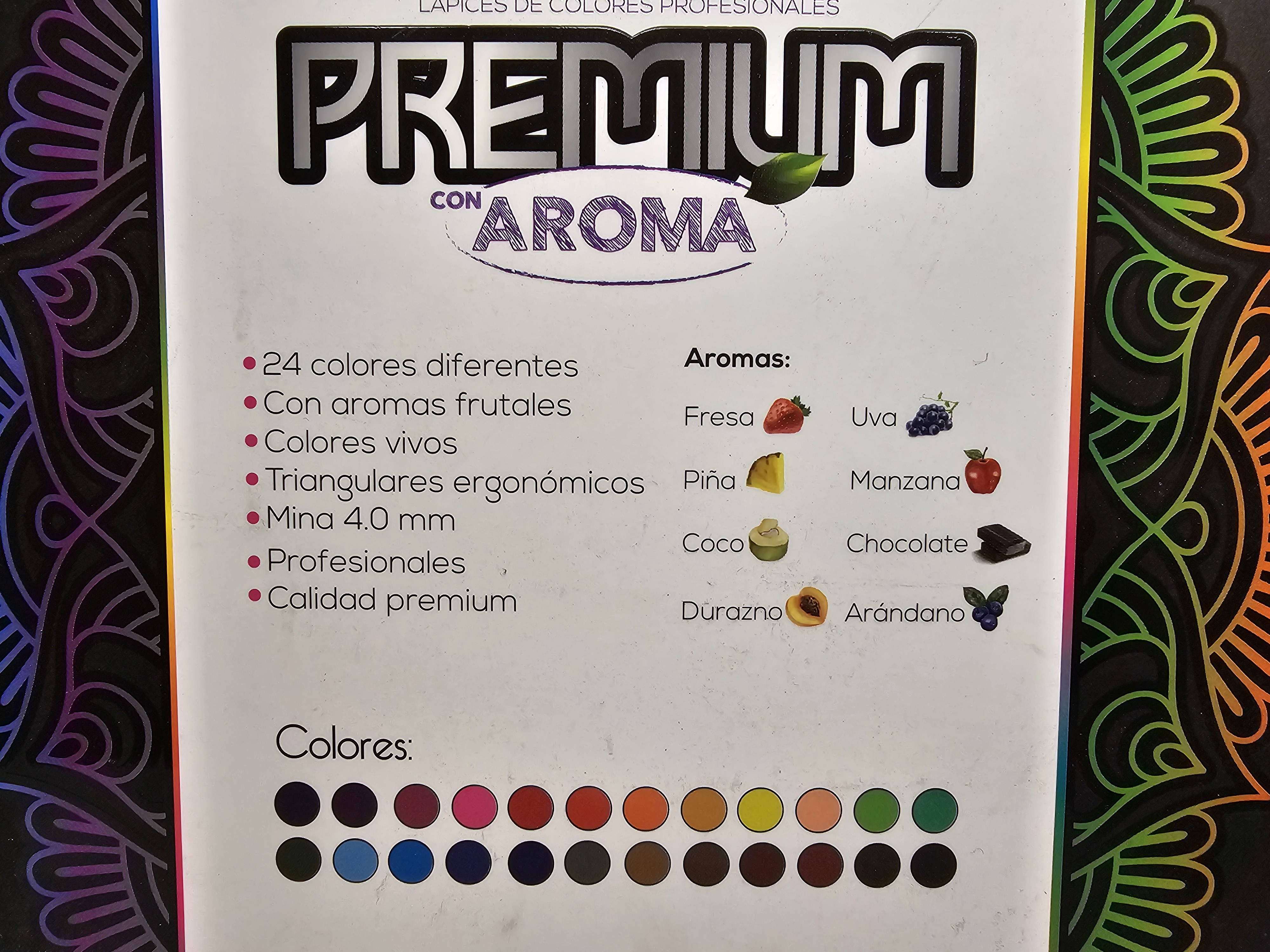 Colores Premium con aroma