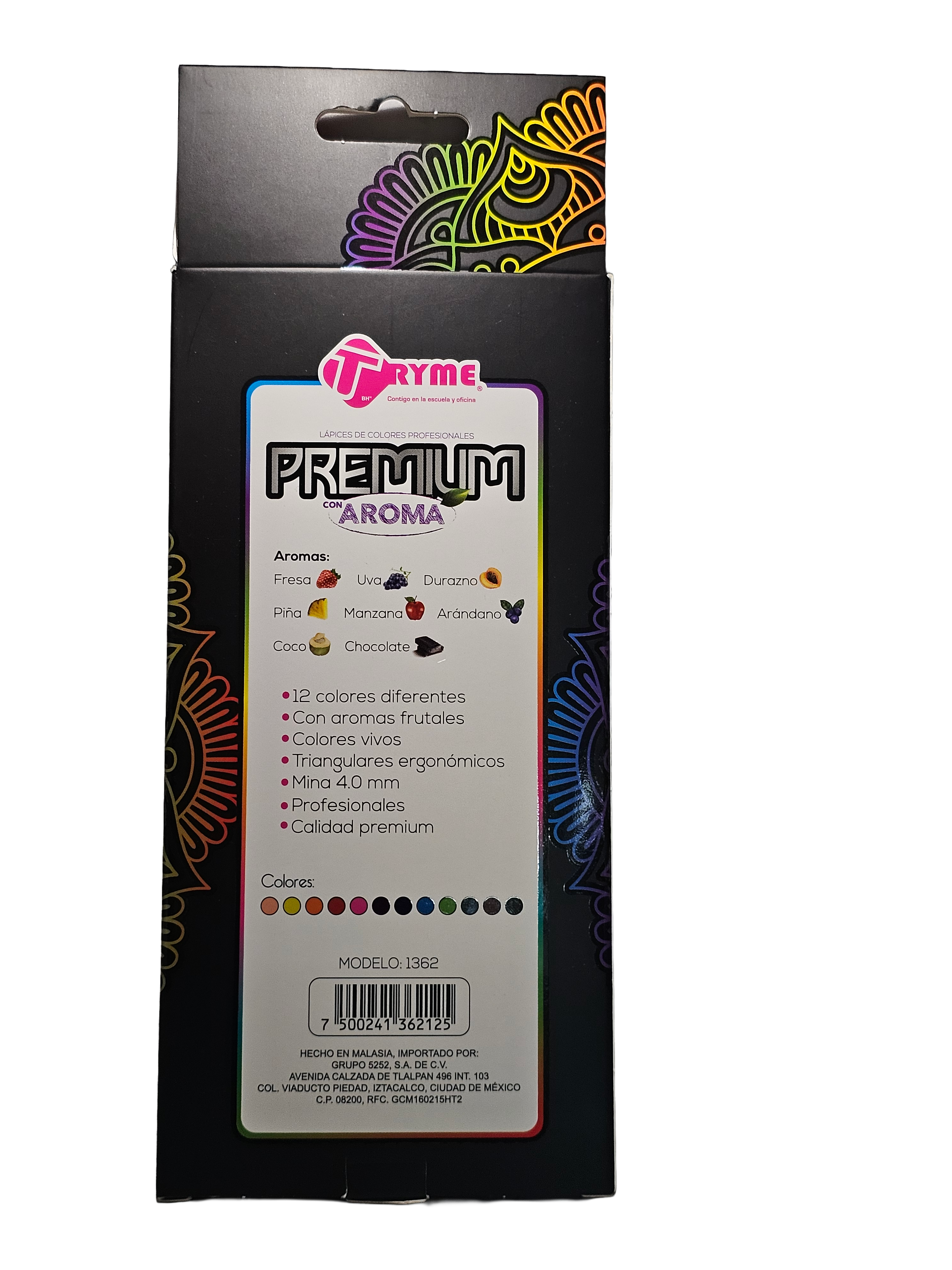 Colores premium con aroma