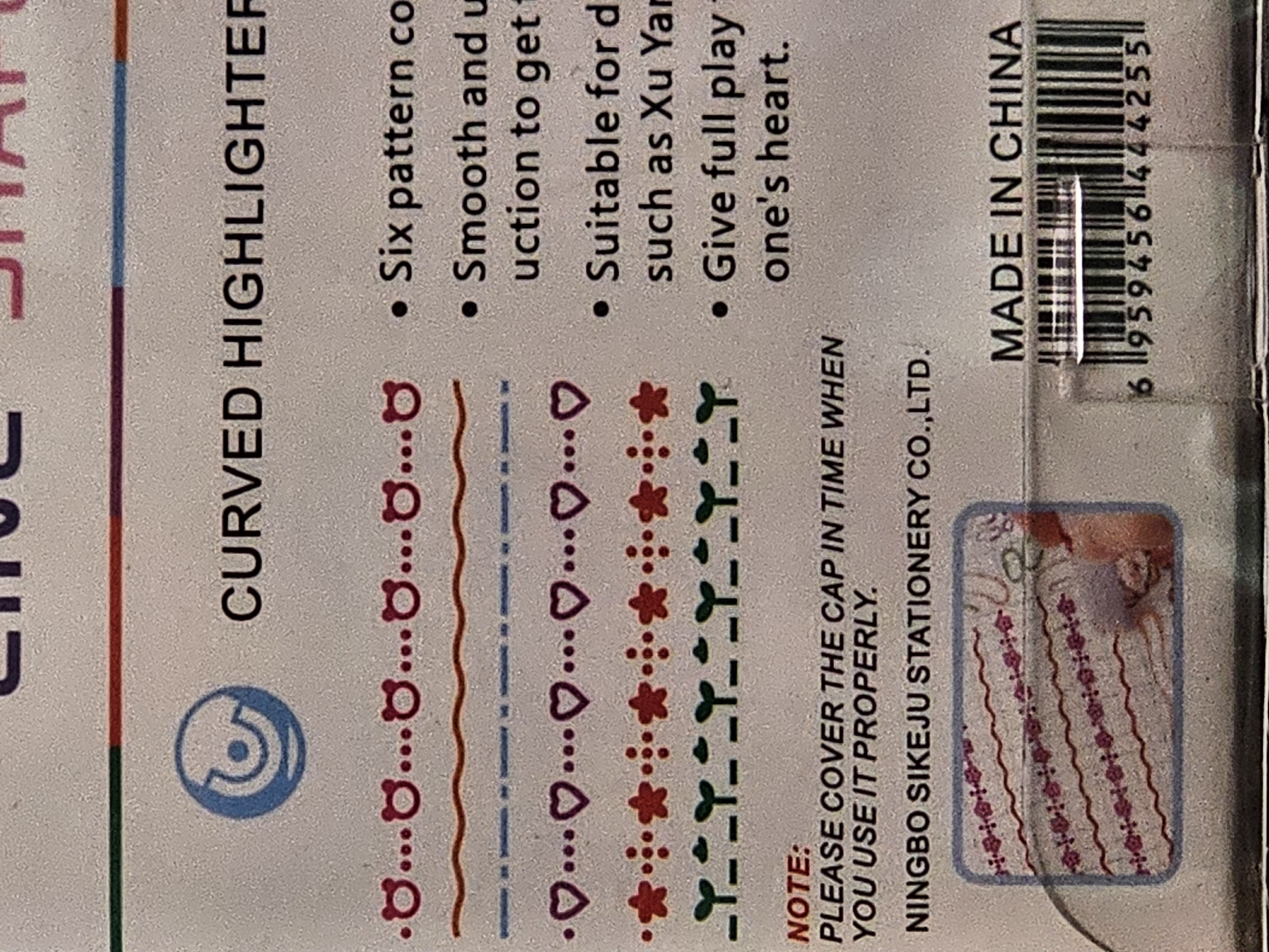 Marcadores resaltadores de línea