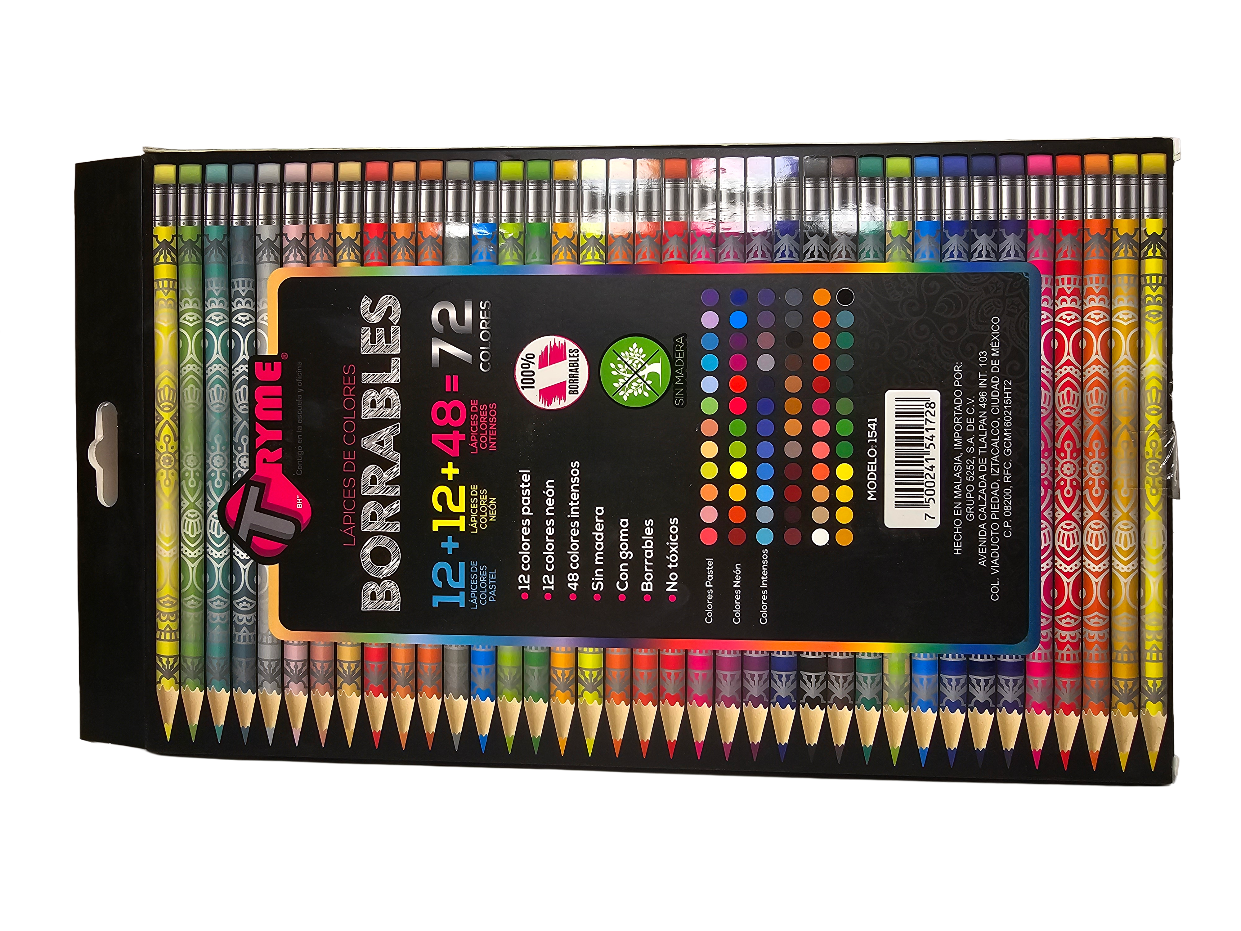 Paquete de colores borrables Tryme