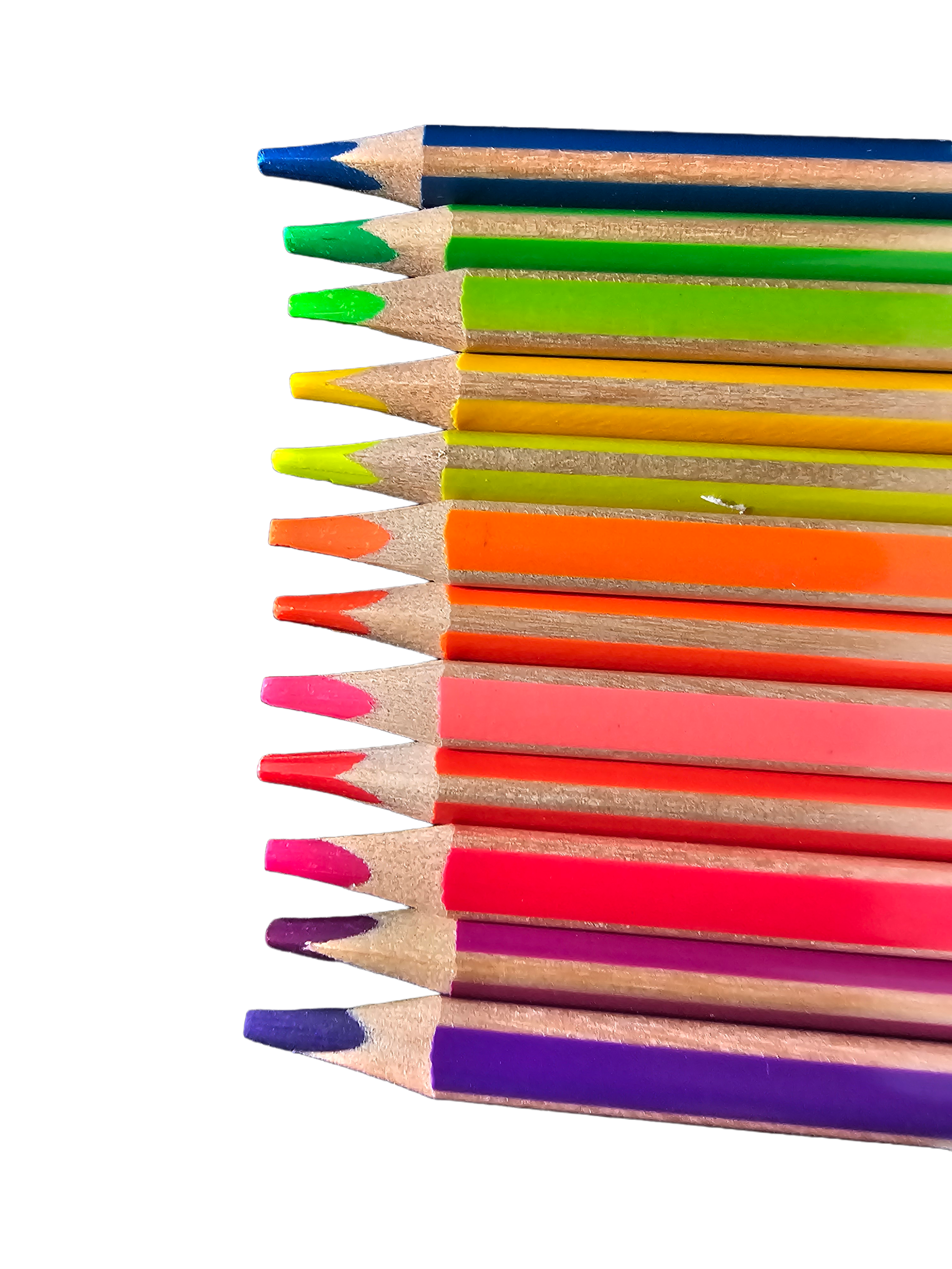 Lápices de colores neón