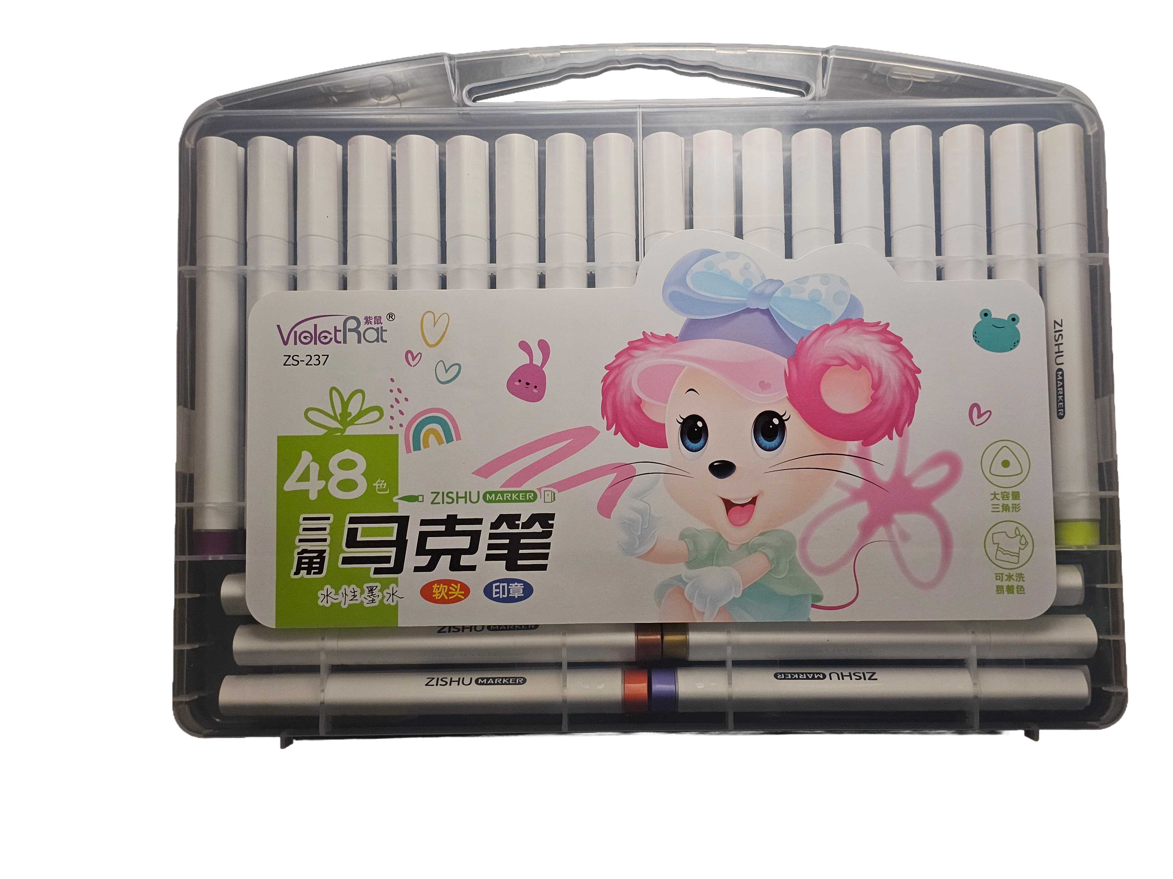 Estuche de marcadores con sello