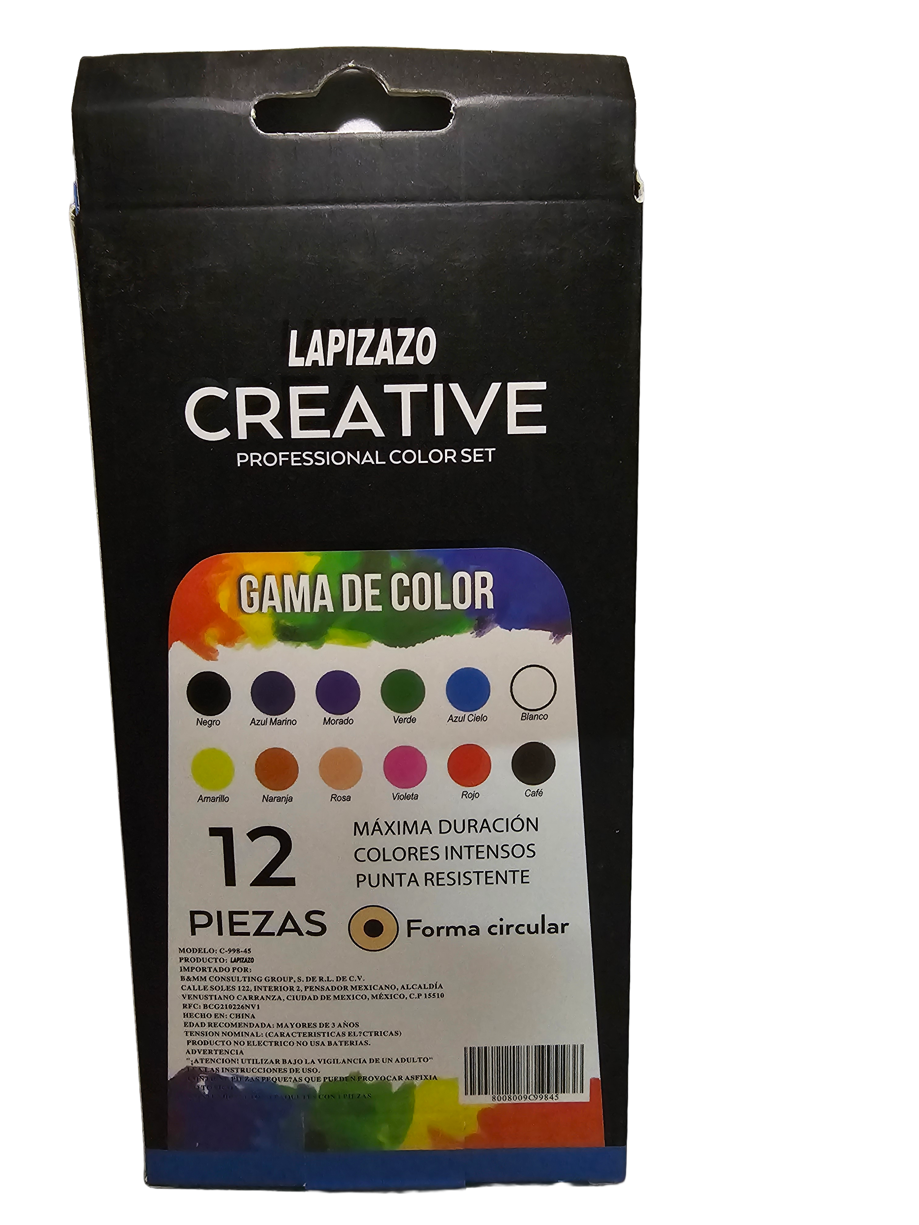 Estuche de Colores Lapizazo Creative