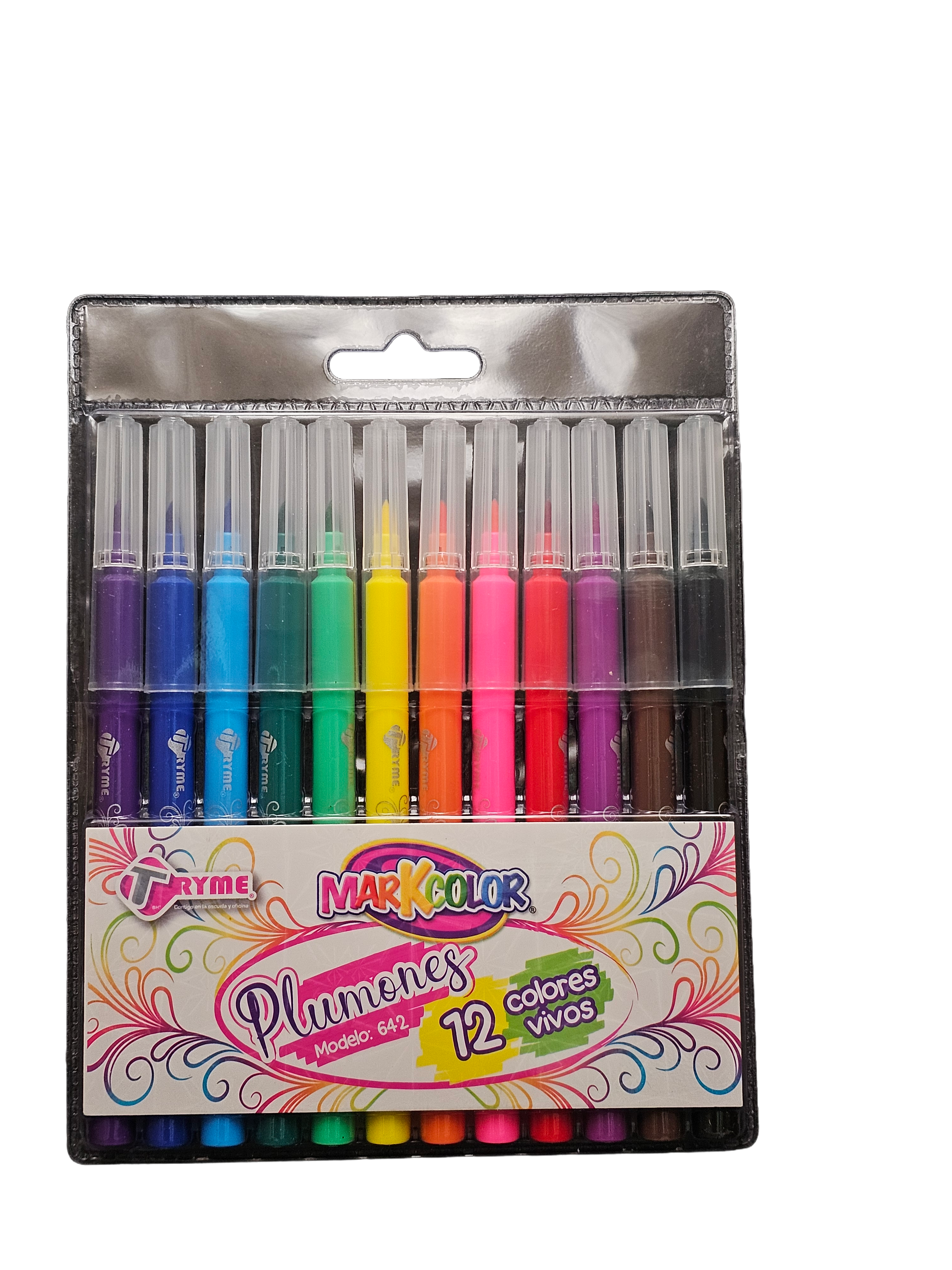 Plumones MarkColor 12 piezas