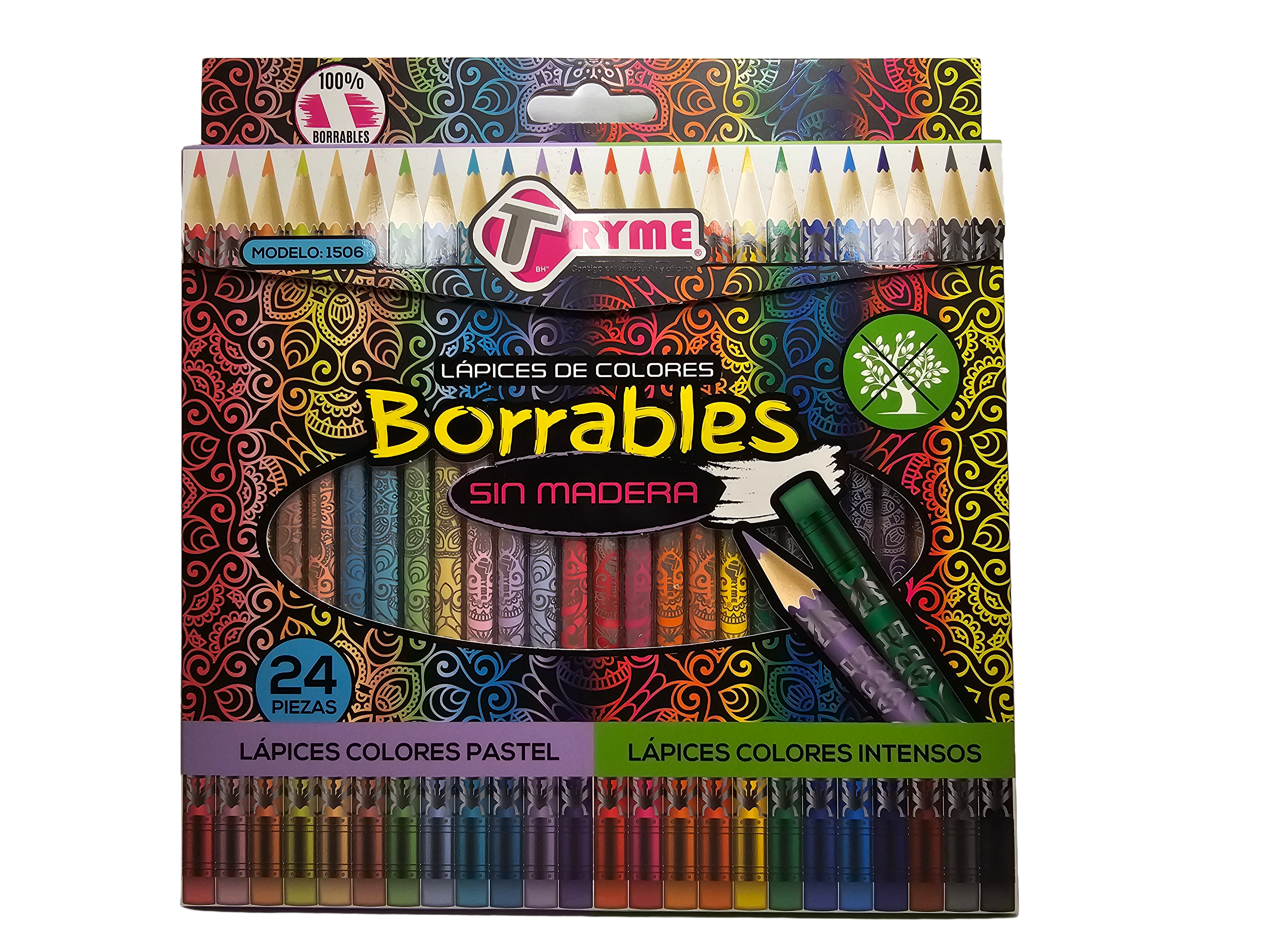 Colores borrables sin madera