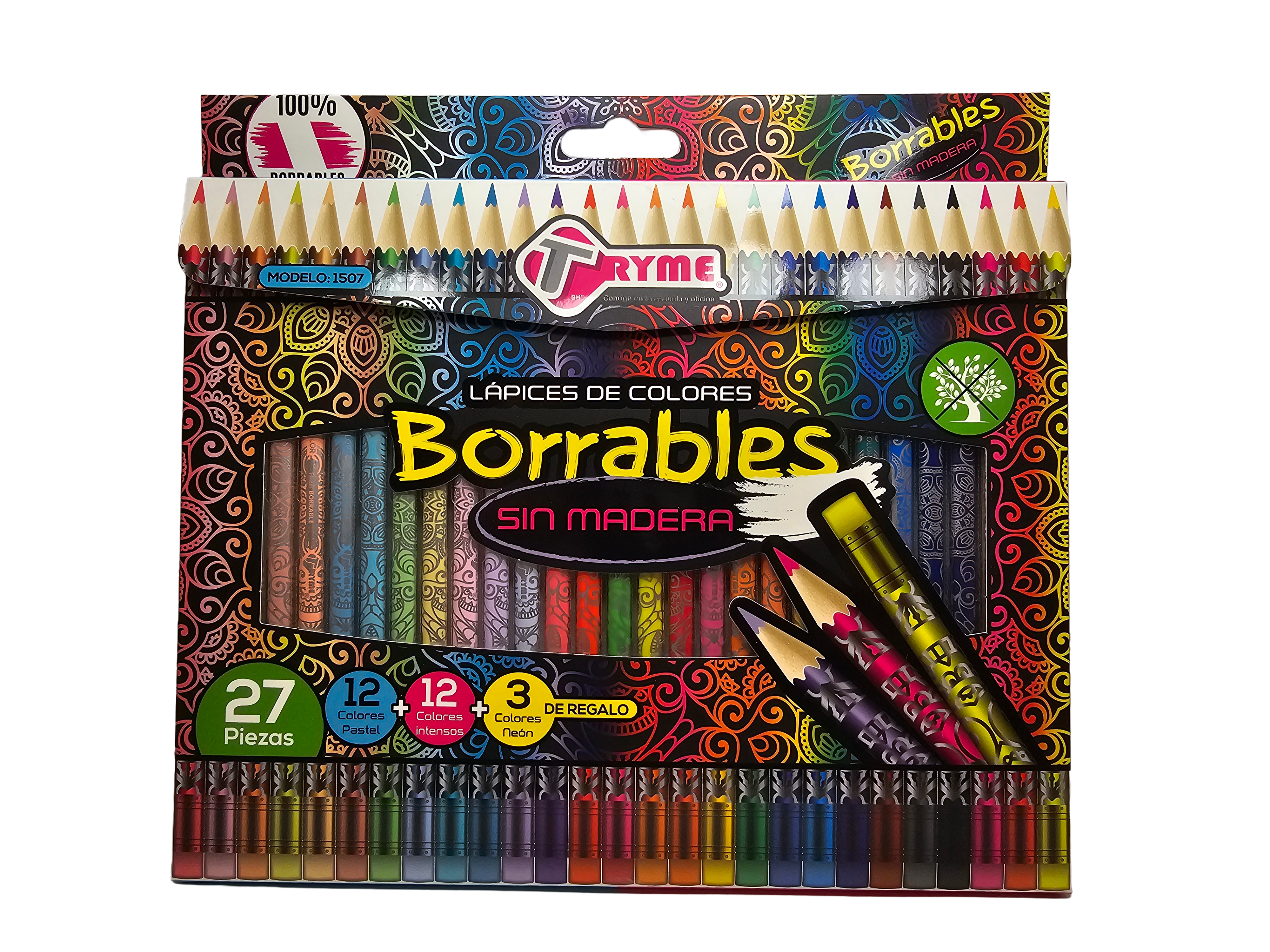Colores borrables sin madera