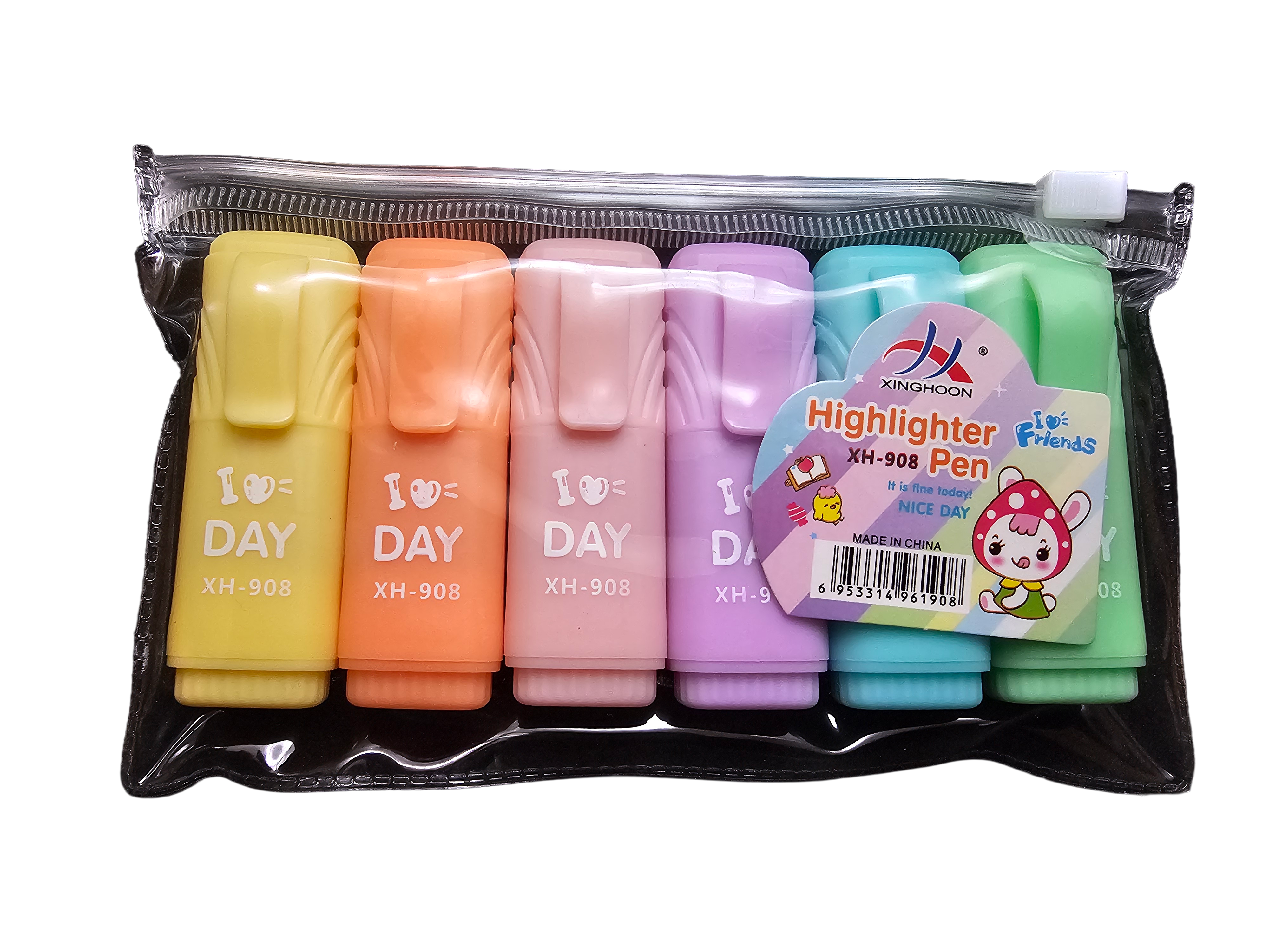 Set de marcadores fluorescentes